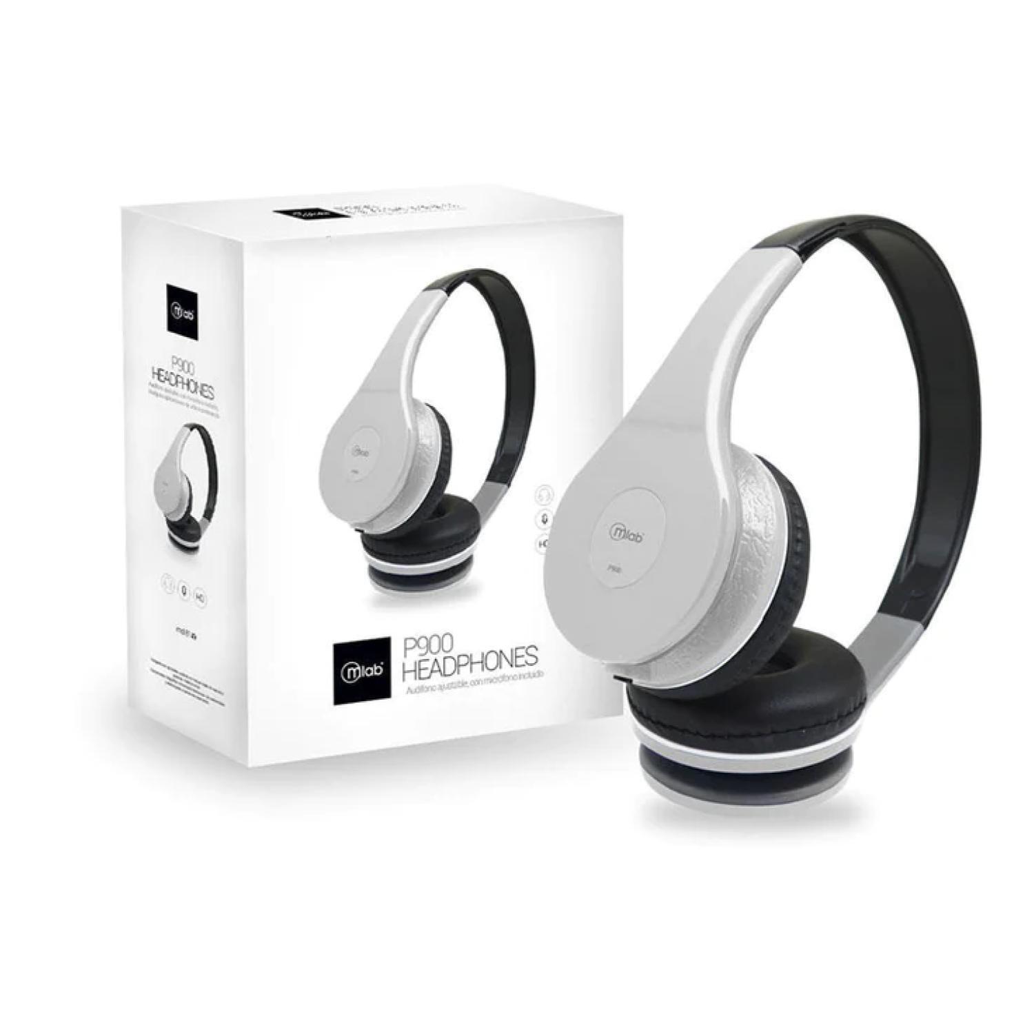 Audifonos HeadBand Jack 3.5mm Blanco P800 Mlab-2