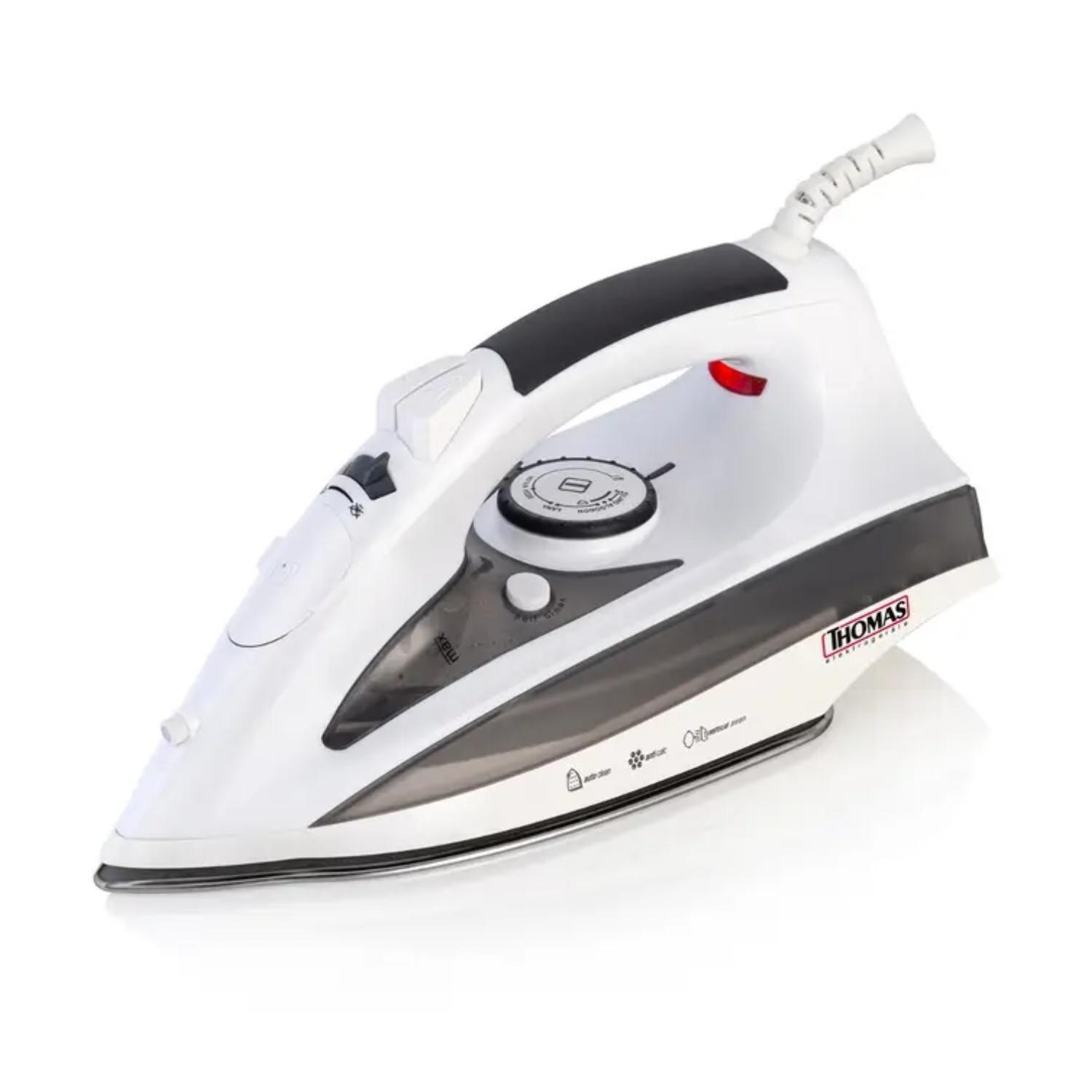 Plancha A Vapor De Mano 2000W Rociador Agua TH-7052 Thomas-0