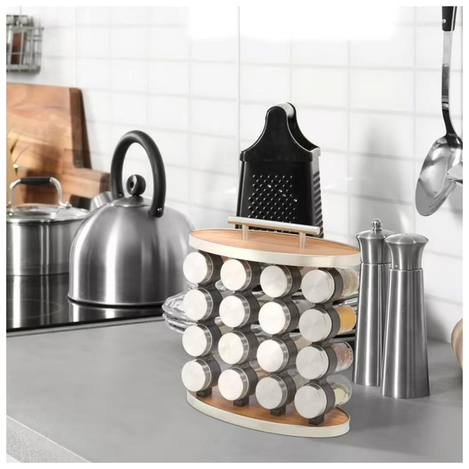 Set De Condimentero 16 Piezas 29x28cm Especiero Para Cocina-3