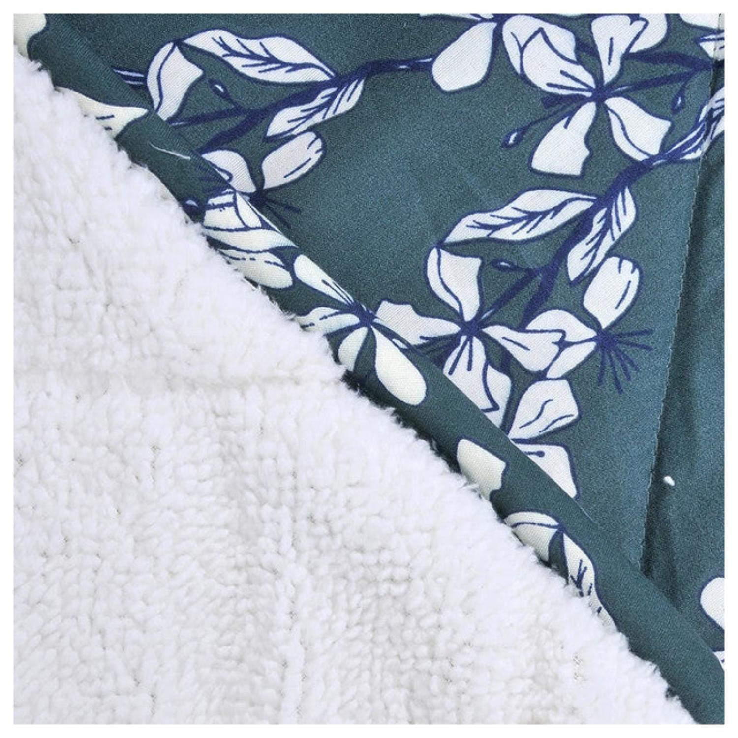 Plumon 2 Plazas 220X240cm Microfibra Verde Estampado Mashini-1