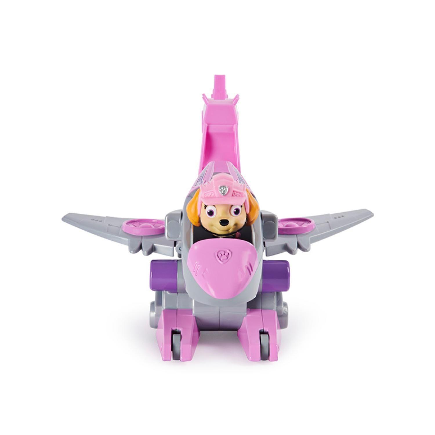 Juguete Skye Dino Rescate Gris Friccion Paw Patrol-2