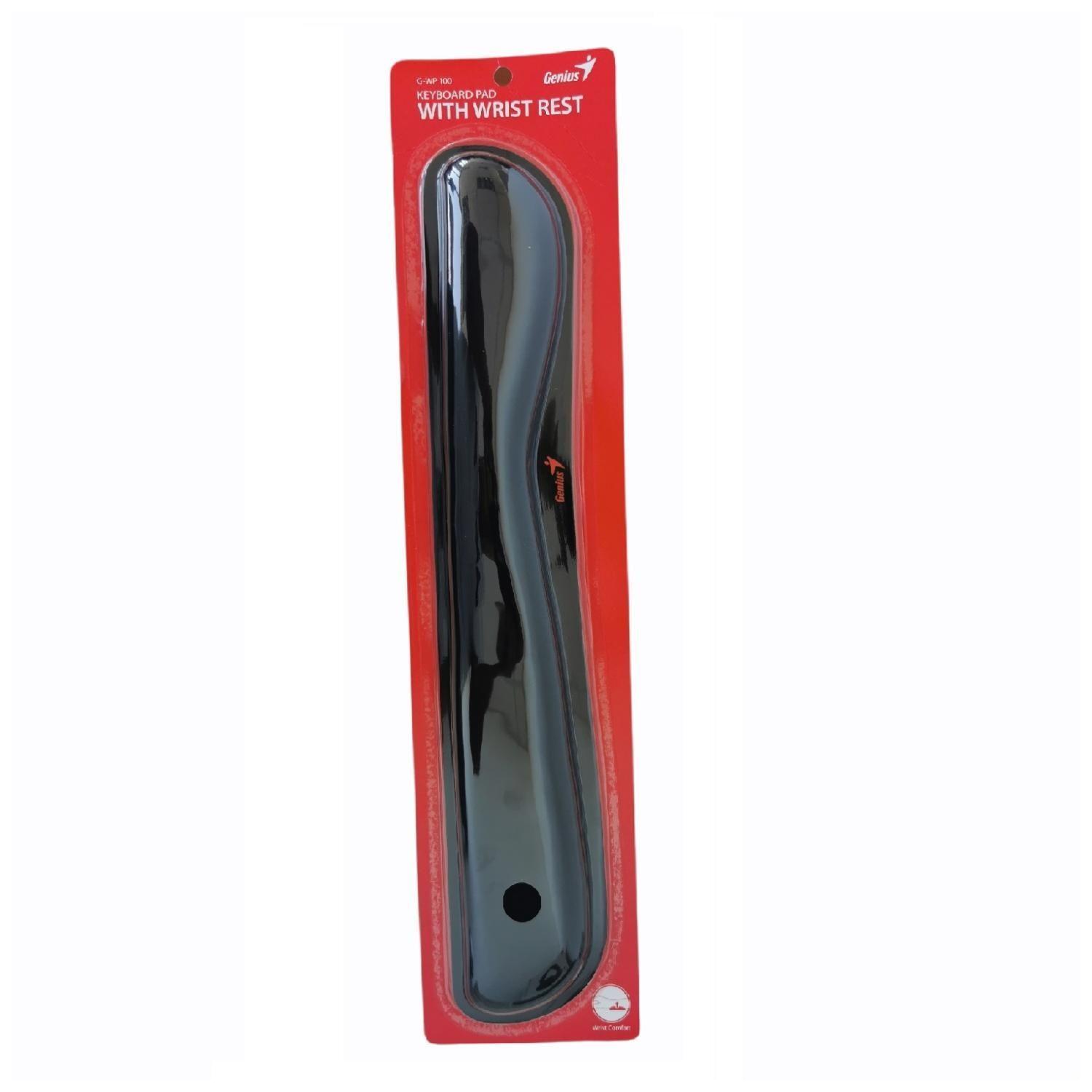Pad Gel Reposamuñecas Para Teclado 460x85c25mm Negro Genius-3