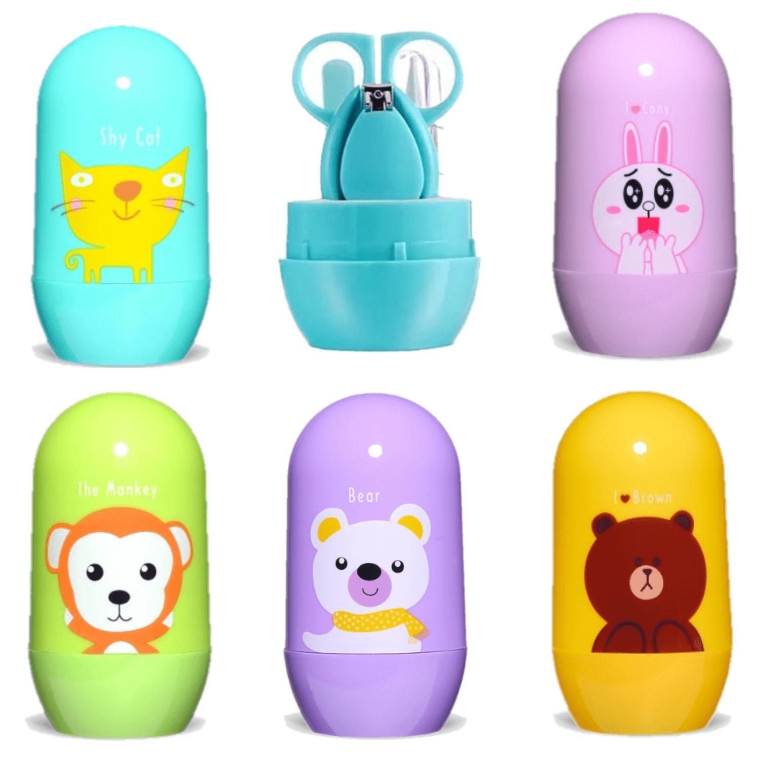 Set De Manicure Para Bebes 4 En 1 Varios Dieseños Infantiles-4