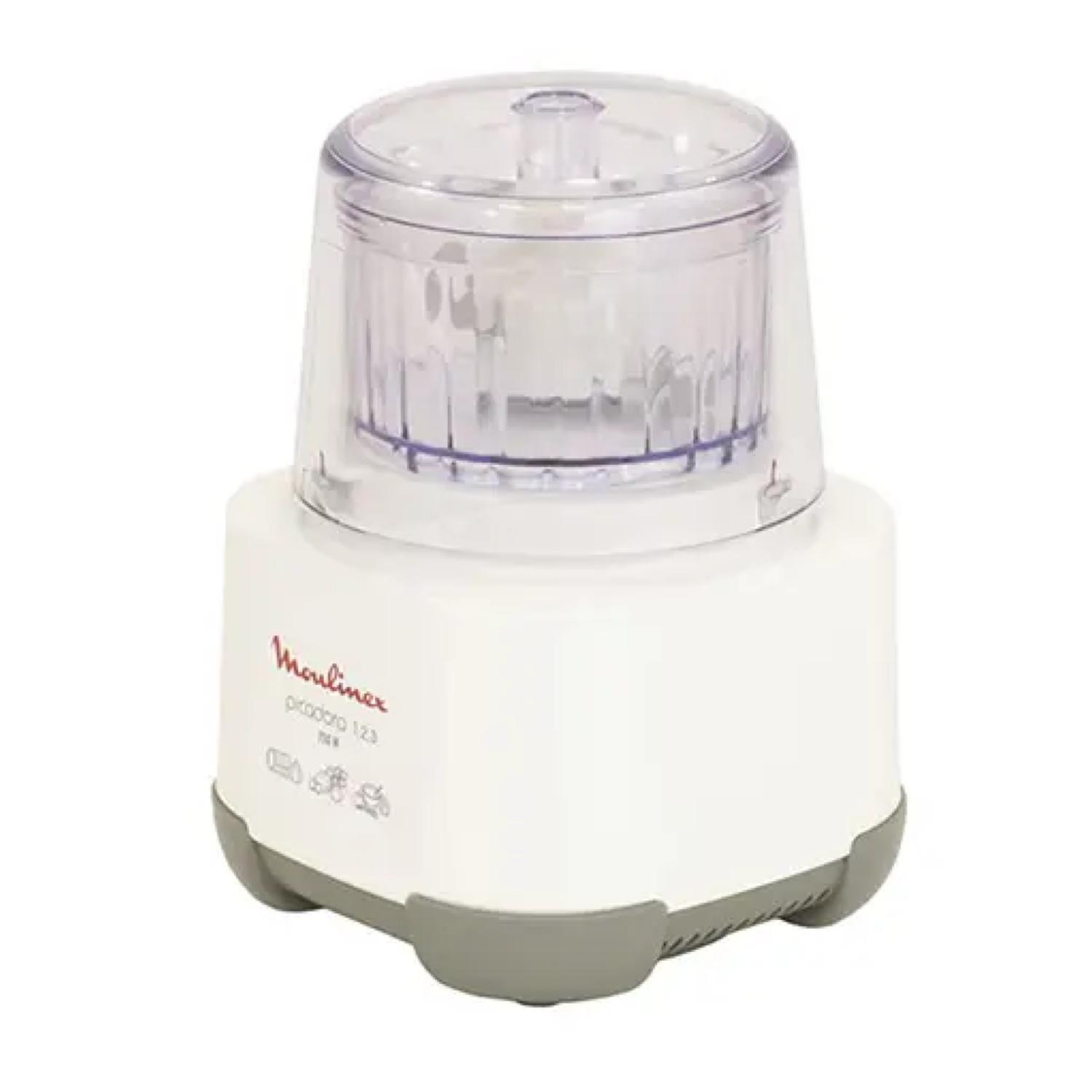 Picadora Electrica 300gr 750W Blanco Picadora 1,2,3 Moulinex-2