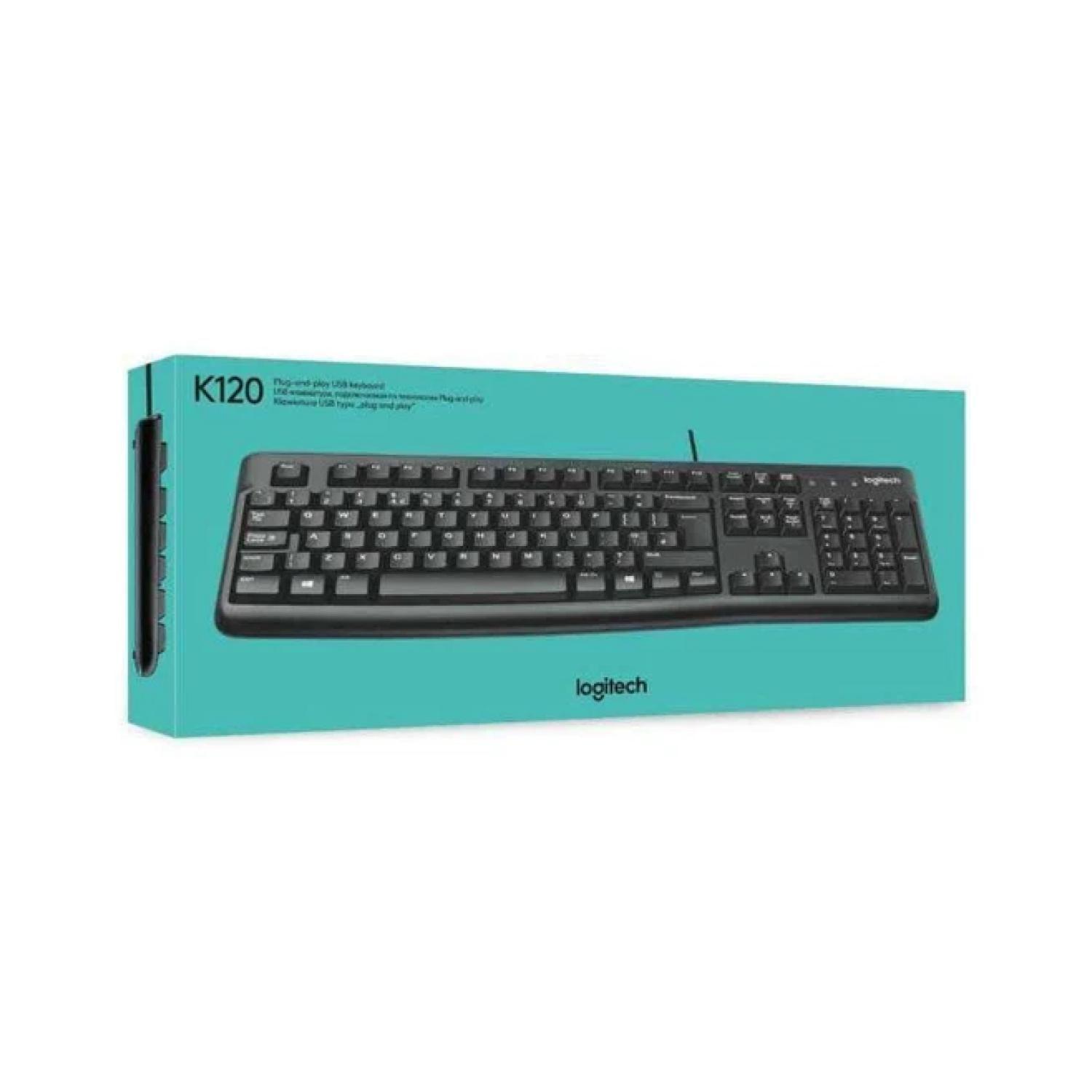 Teclado Silencioso USB Negro K120-3