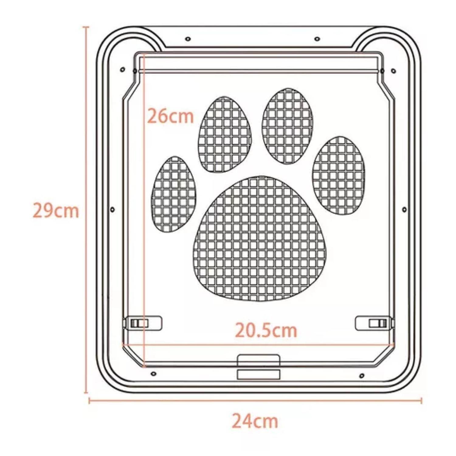 Adaptador Puerta Mascotas Puerta De Paso Cierre Magnetico-5