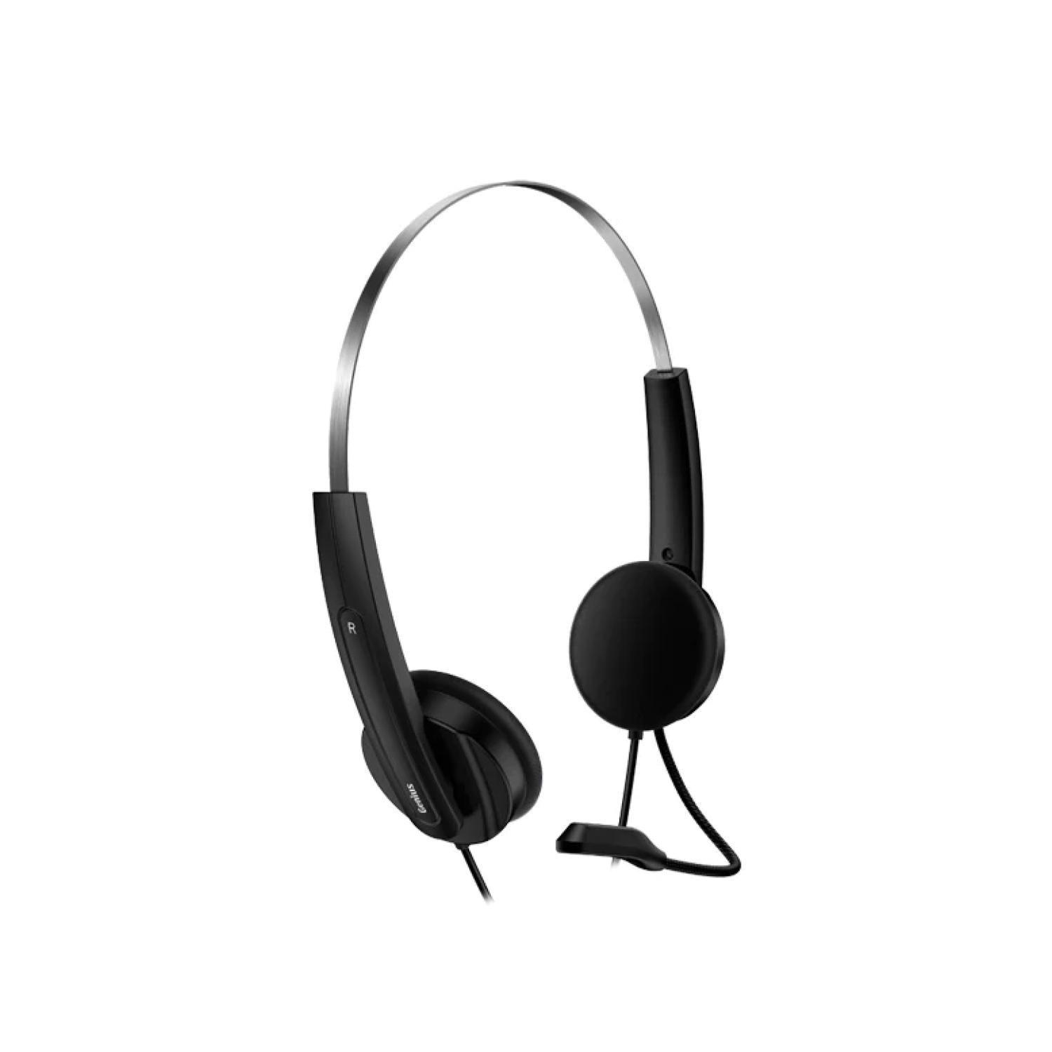 Audifono Alambrico USB OverEar Oficina Negro Genius-2