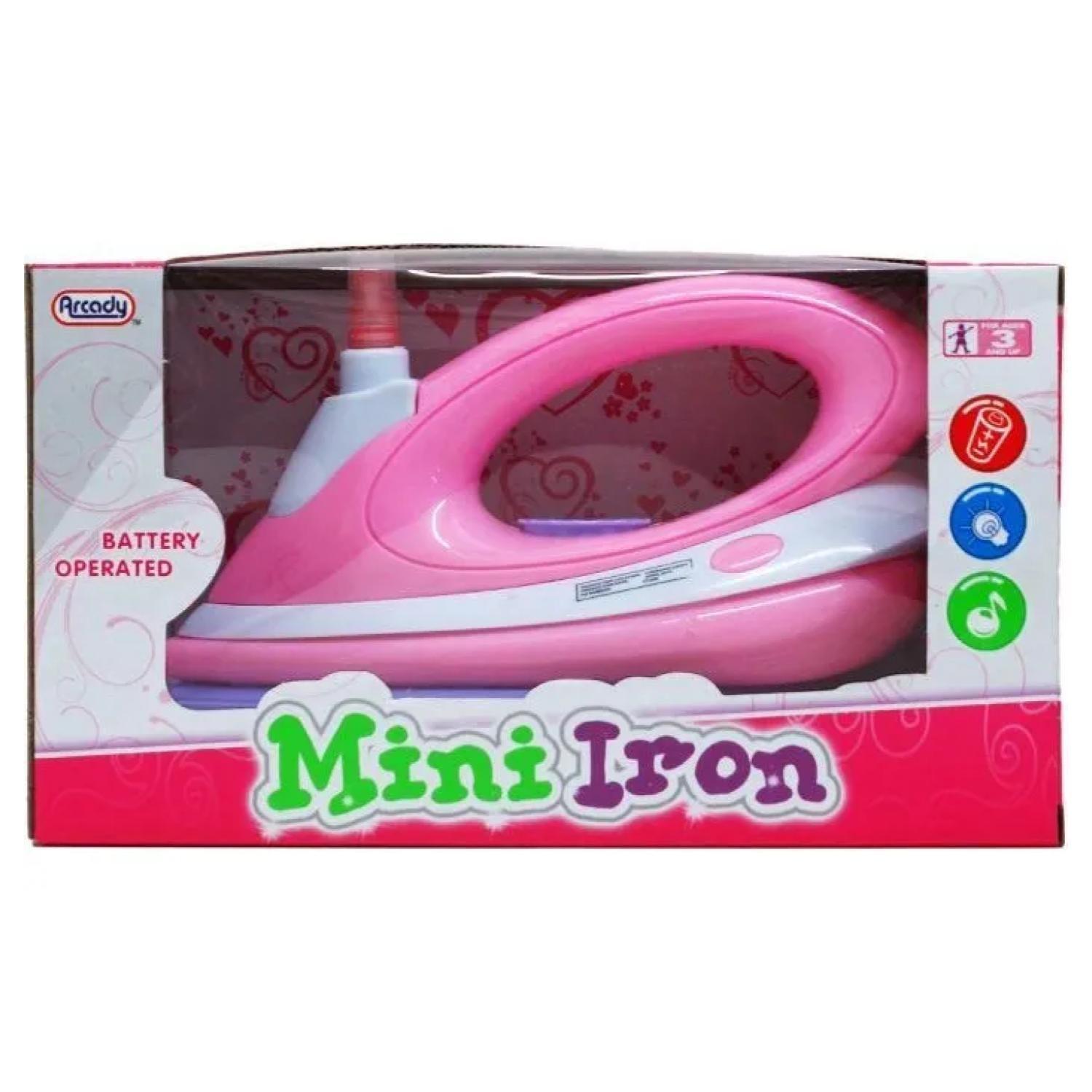Juguete Plancha A Vapor Luces Y Sonidos 12x22cm Infantil-3