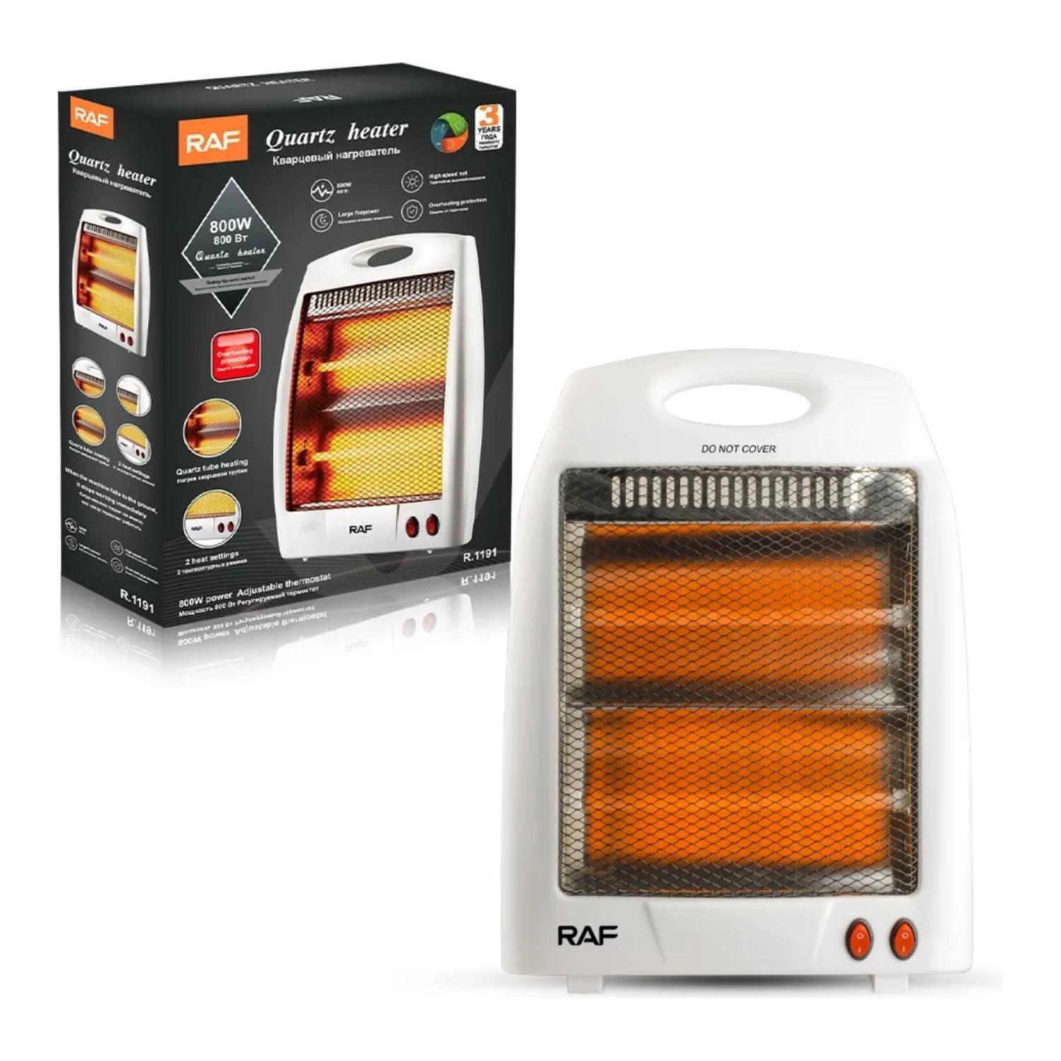Calefactor Estufa Halogeno 800W Blanco R1191 RAF-3
