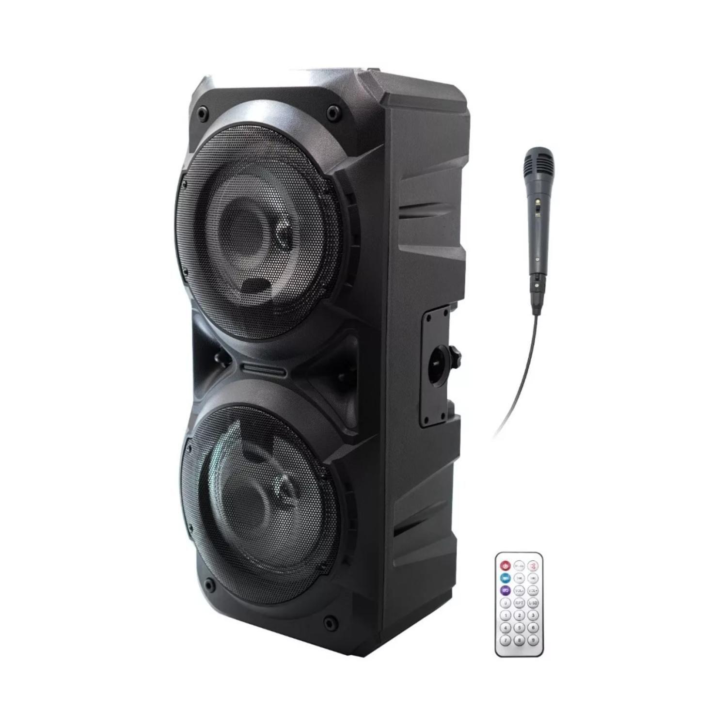 Parlante Bluetooth Karaoke 6000W Portatil Negro Lbsf8-2