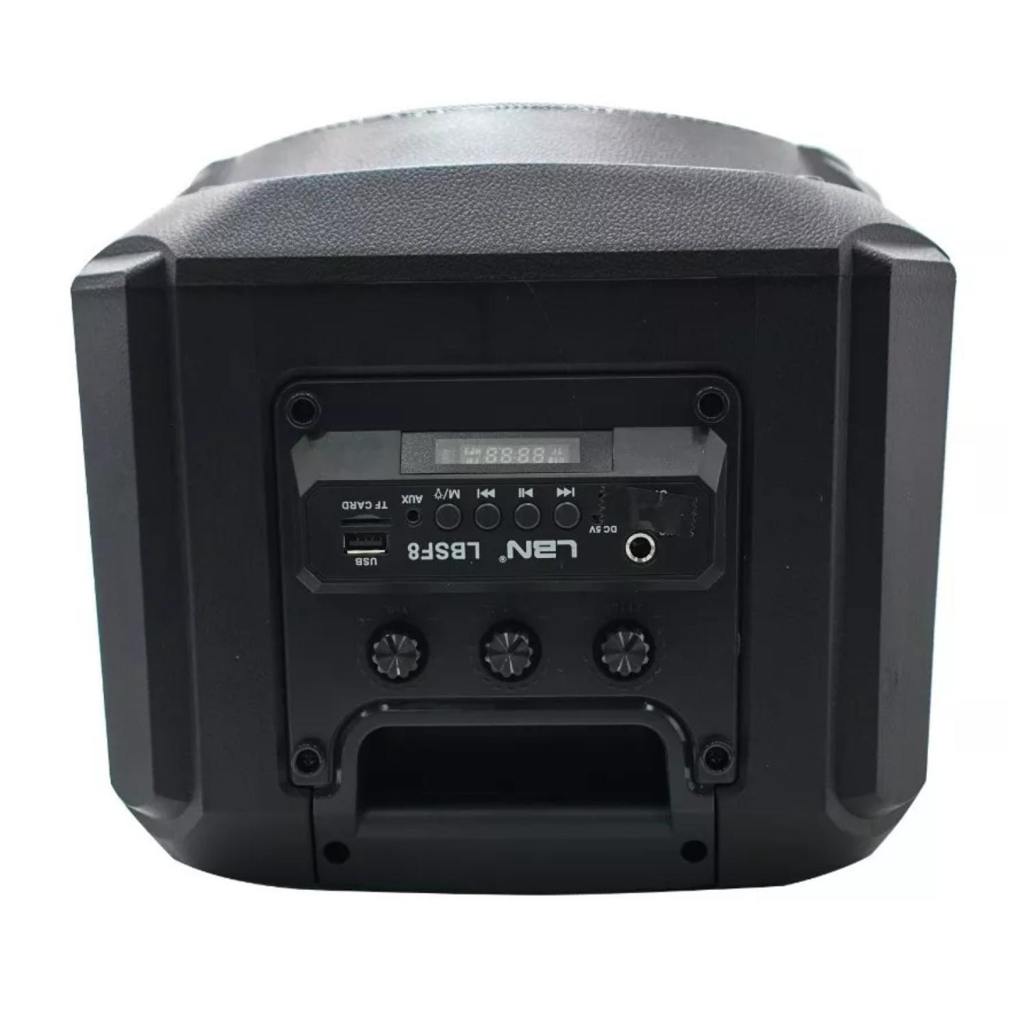 Parlante Bluetooth Karaoke 6000W Portatil Negro Lbsf8-3