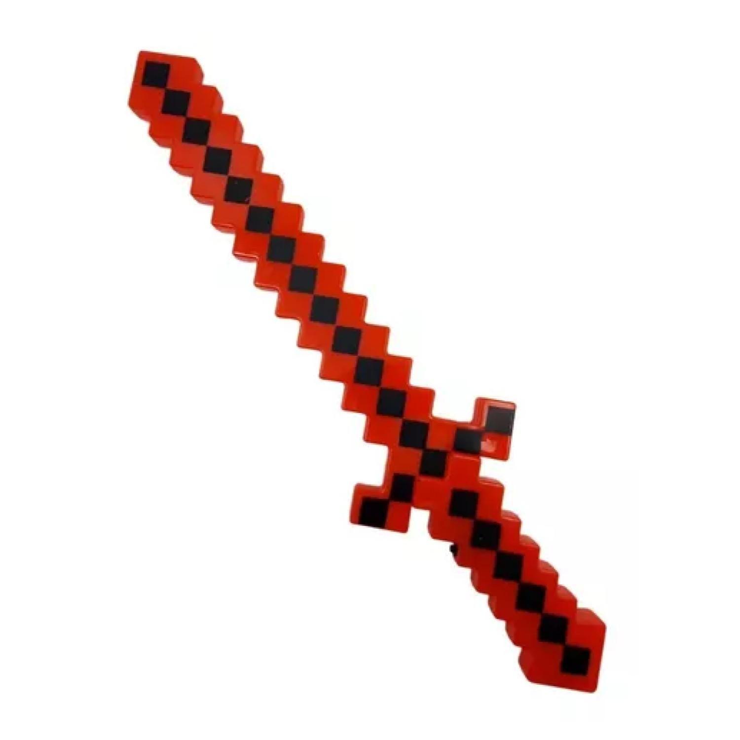 Juguete Espada Para Armar Bloques Rojo Infantil-0