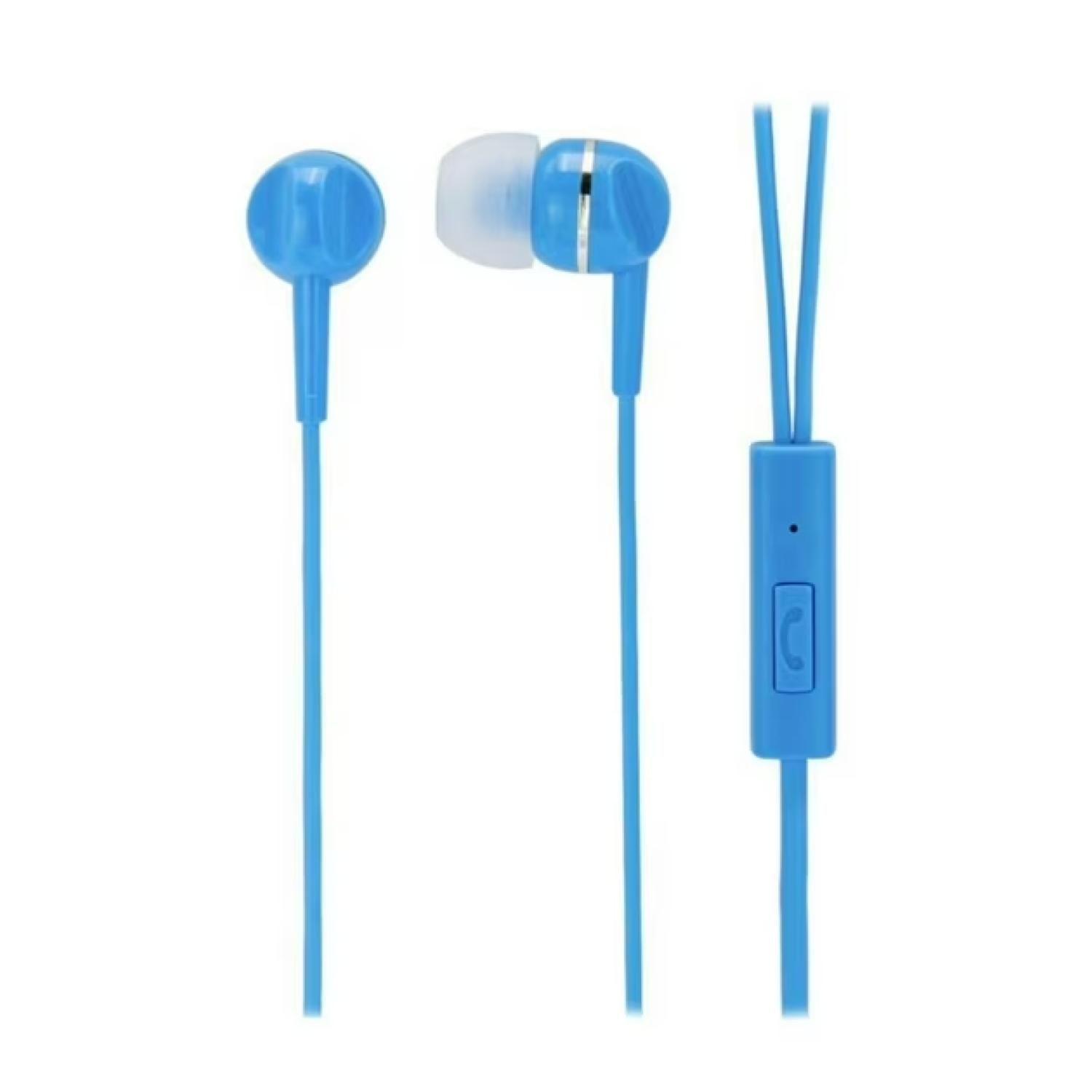 Audifonos Manos Libres Jack 3.5 Azul EarBuds 105-4