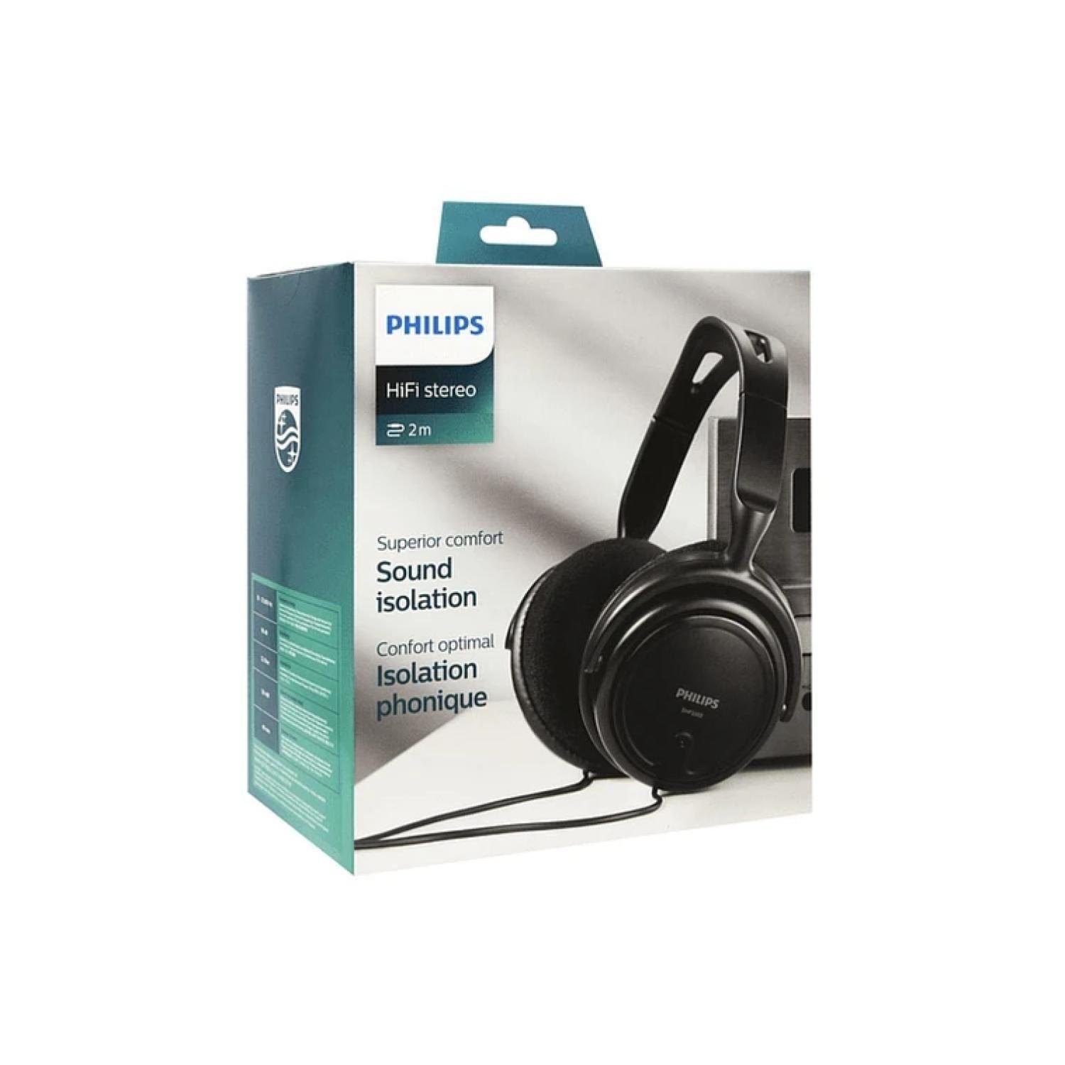 Audifonos Over Ear Jack 3.5mm Negro SPH2000-2