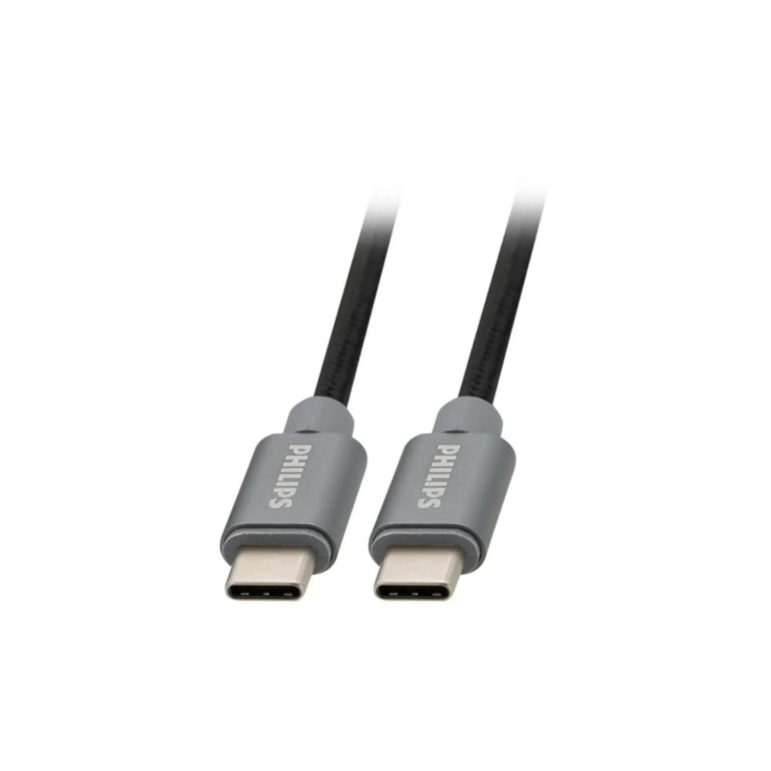 Cable De Carga USB C A USB C 120cm Negro DLC5533C/97-2