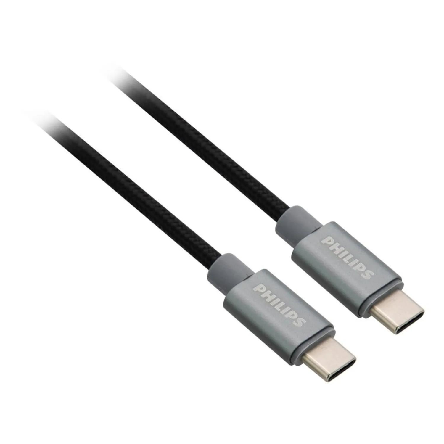 Cable De Carga USB C A USB C 120cm Negro DLC5533C/97-3