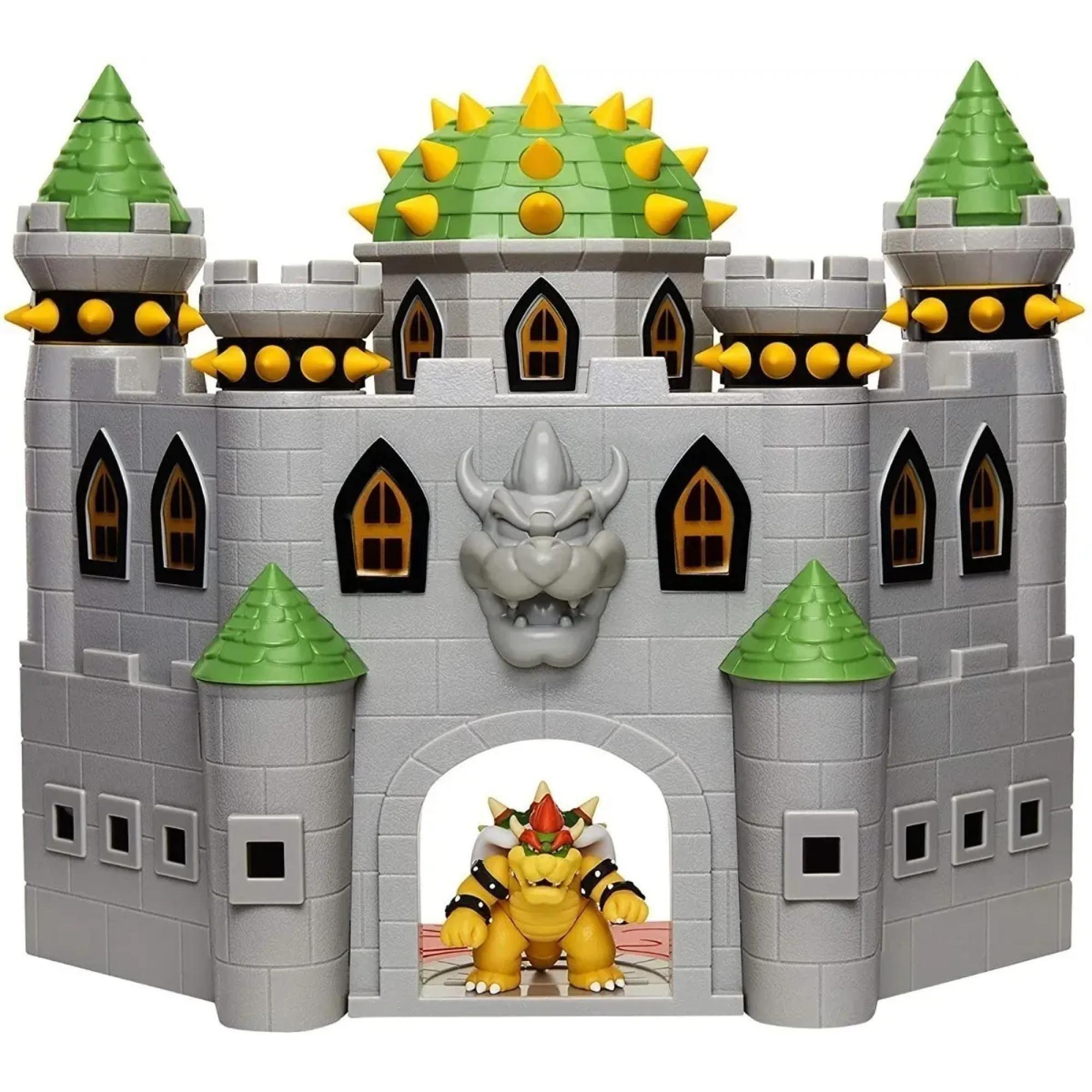 Juguete Escena Batalla Castillo De Bowser Mario Nintendo-3