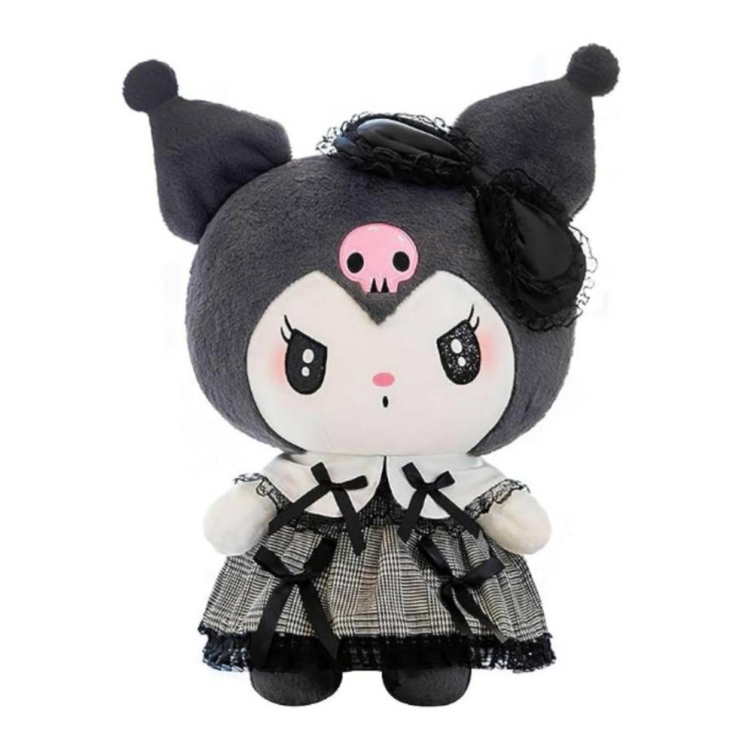 Juguete Peluche Kuromi Sanrio 100cm Felpa Negro Infantil-0