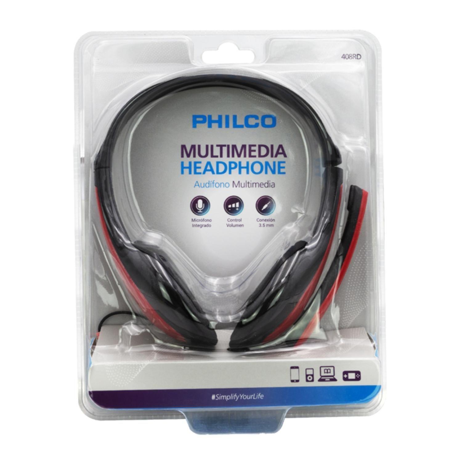 Audifono Multimedia Jack 3.5 Videoconferencia Headset Philco-2