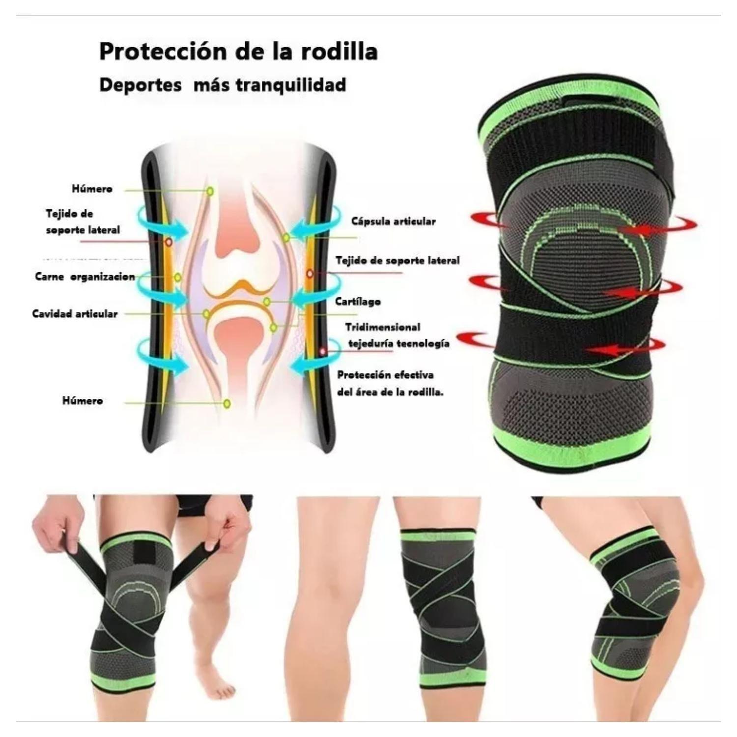Rodillera Deportiva Elastica Compresion Cuidado Lesion-4