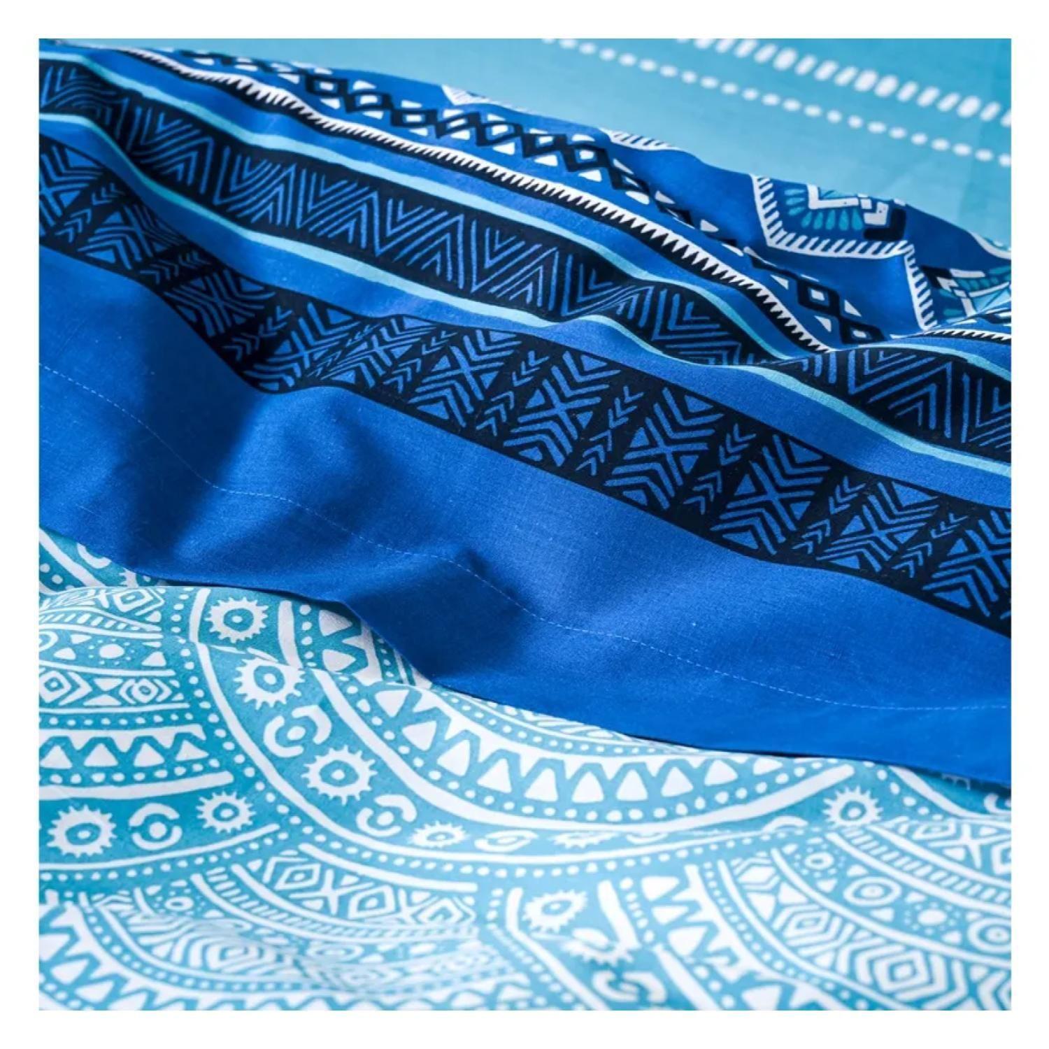 Juego De Sabanas 1.5 Plazas 144 Hilos Mandala American Family Cannon-0