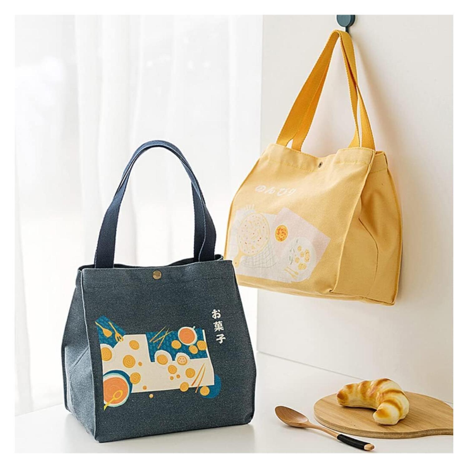 Lonchera Bolsa Termica 20x10 Beige Kawaii-3