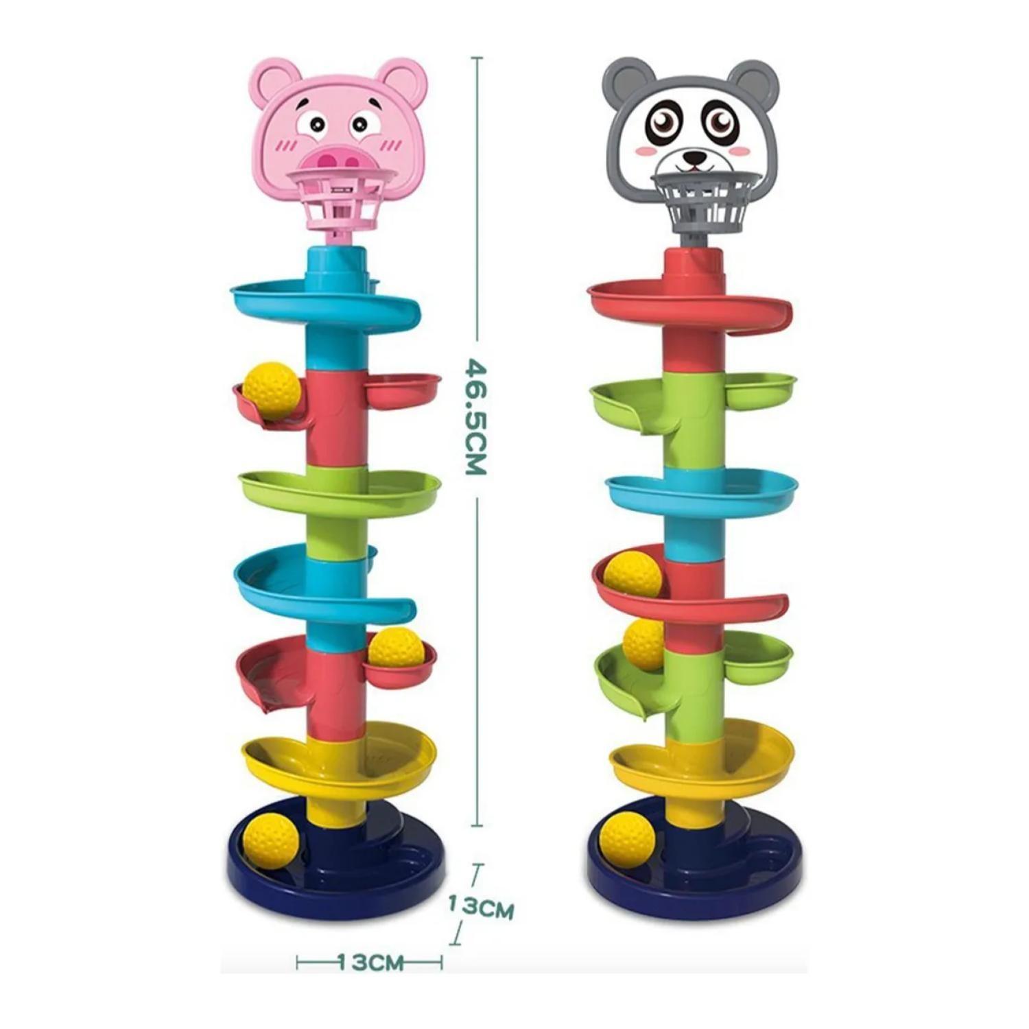 Juguete Torre Giratoria Para Pelotas Didacticas 7 Niveles-2