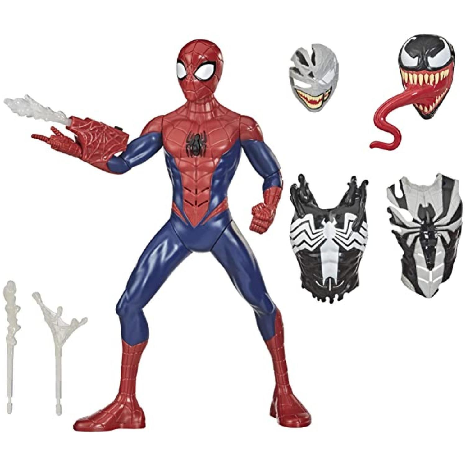 Juguete Figura De Accion Spider Man Mascara Venom Sonidos 30Cm-1