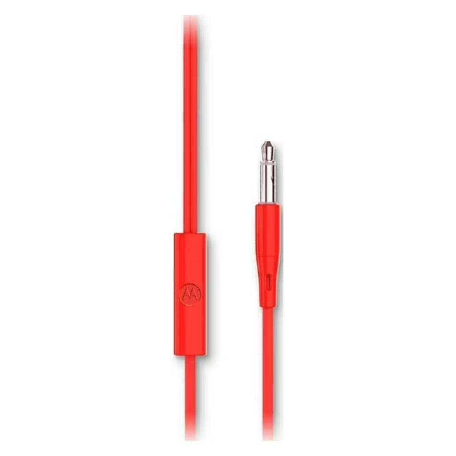 Audifonos Manos Libres Jack 3.5 Rojo EarBuds 105-4