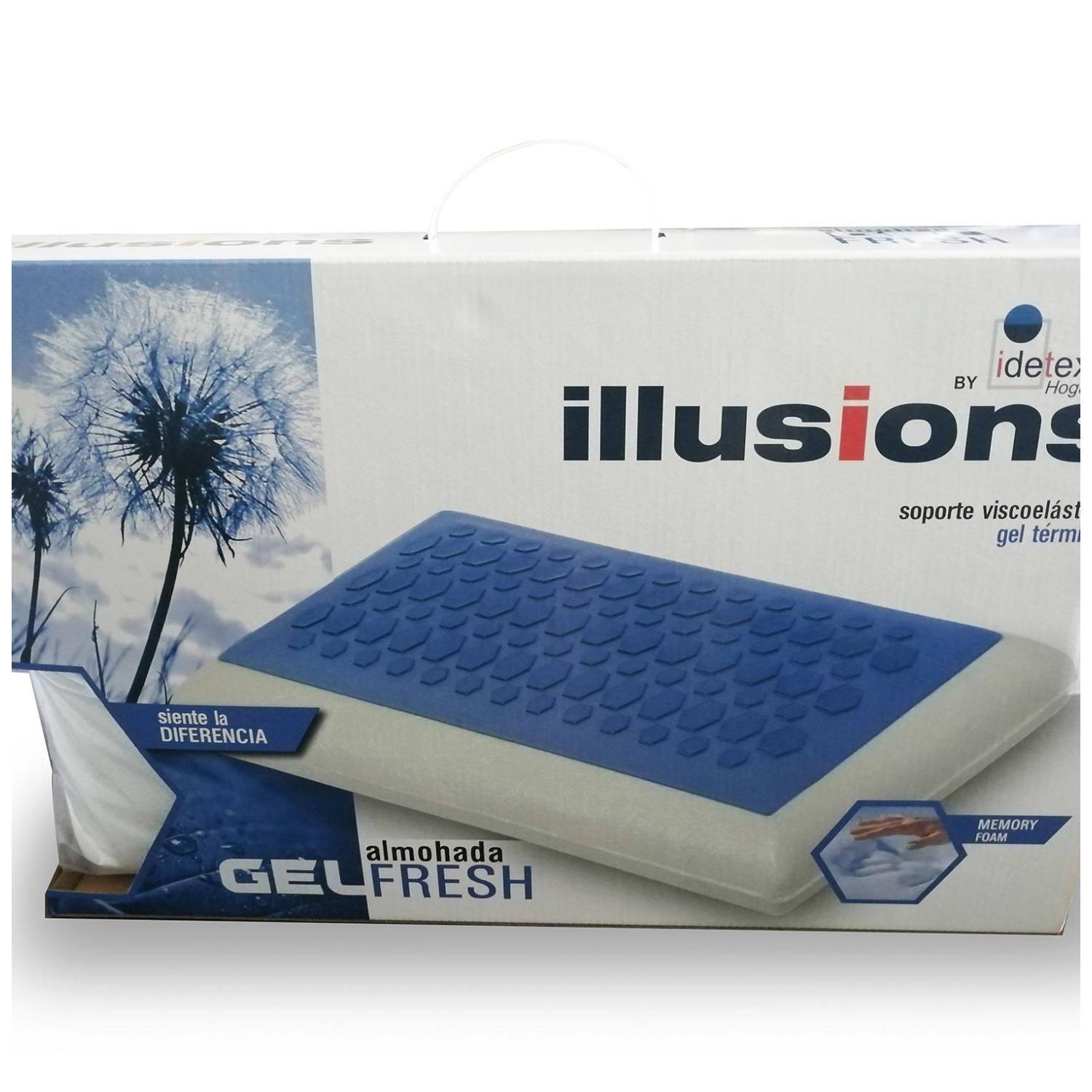 Almohada Viscoelasticada 40x60cm Gel Fresh Illusions-3