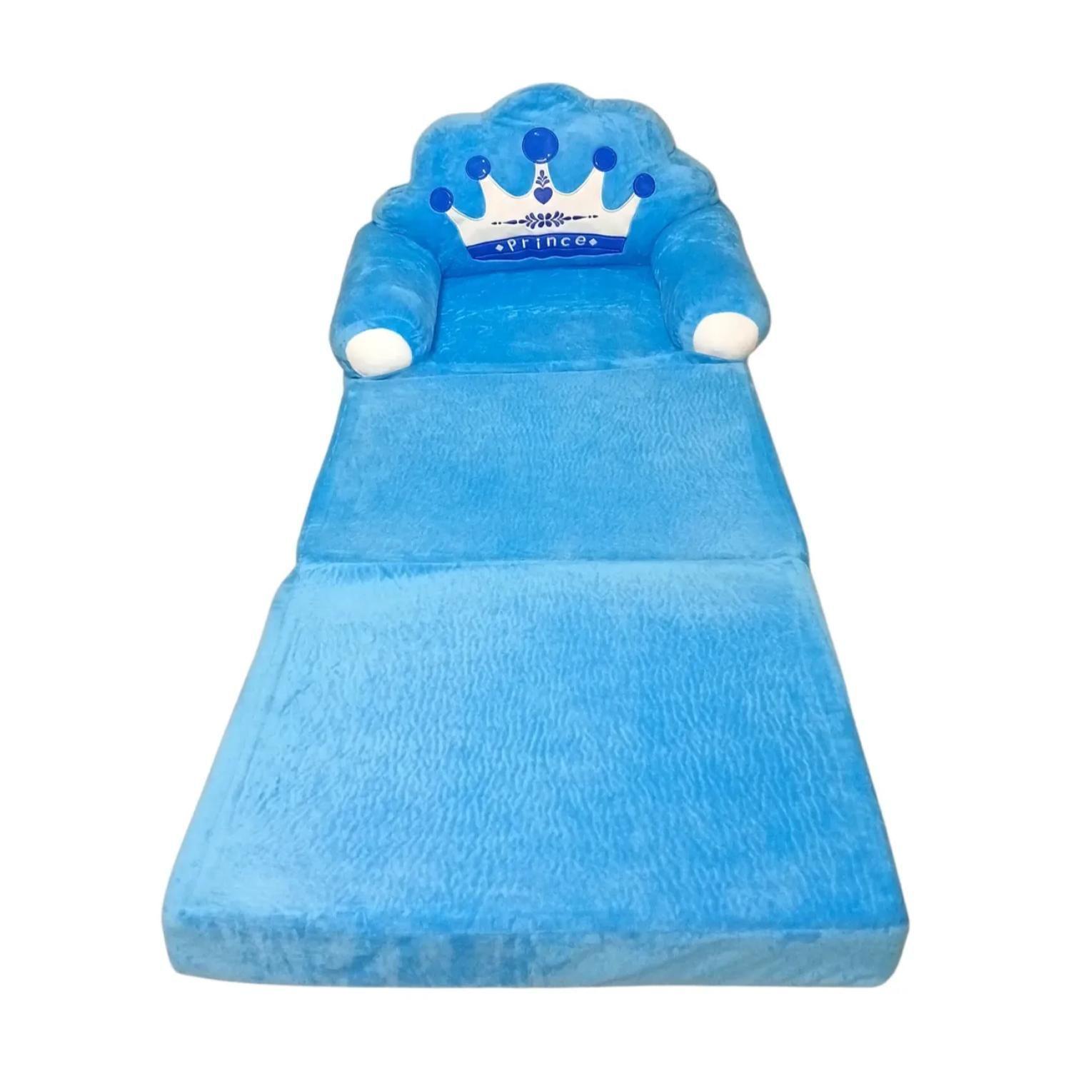 Sillon Silla Para Ni os 100x50cm Azul Infantil-3