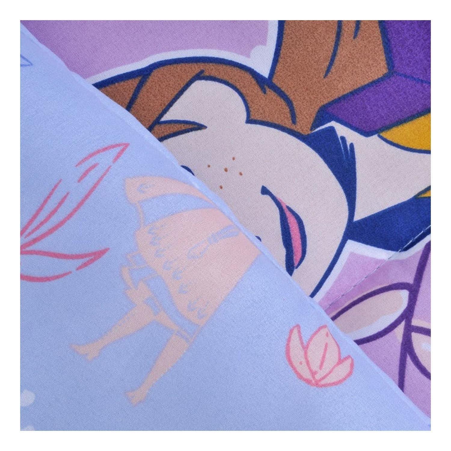 Plumon 1.5 Plazas Microfibra Infantil Morado Frozen-2