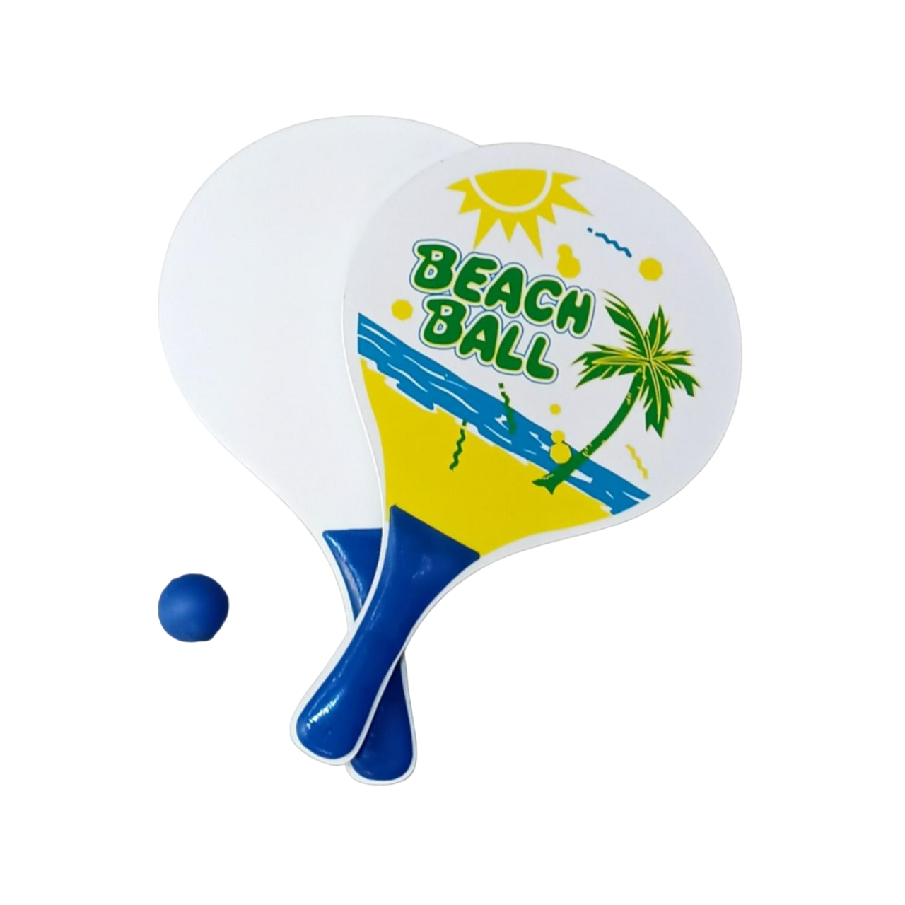 Juguete Set 2 Paletas De Playa Con Pelota Verano Infantil-1