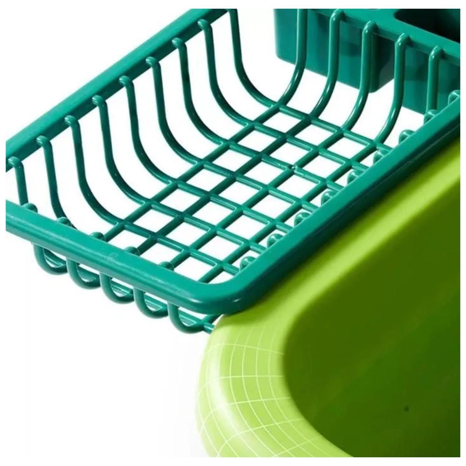 Juguete Fregadero Lavavajillas Con Accesorios Verde Infantil-3