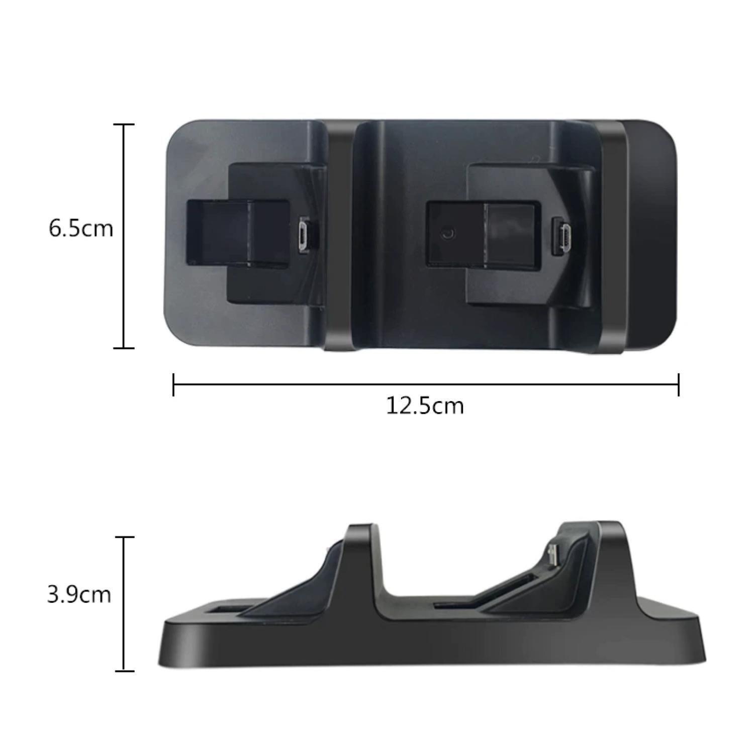 Base Cargador Doble Para Control Joystick PlayStation 4 PS4-1