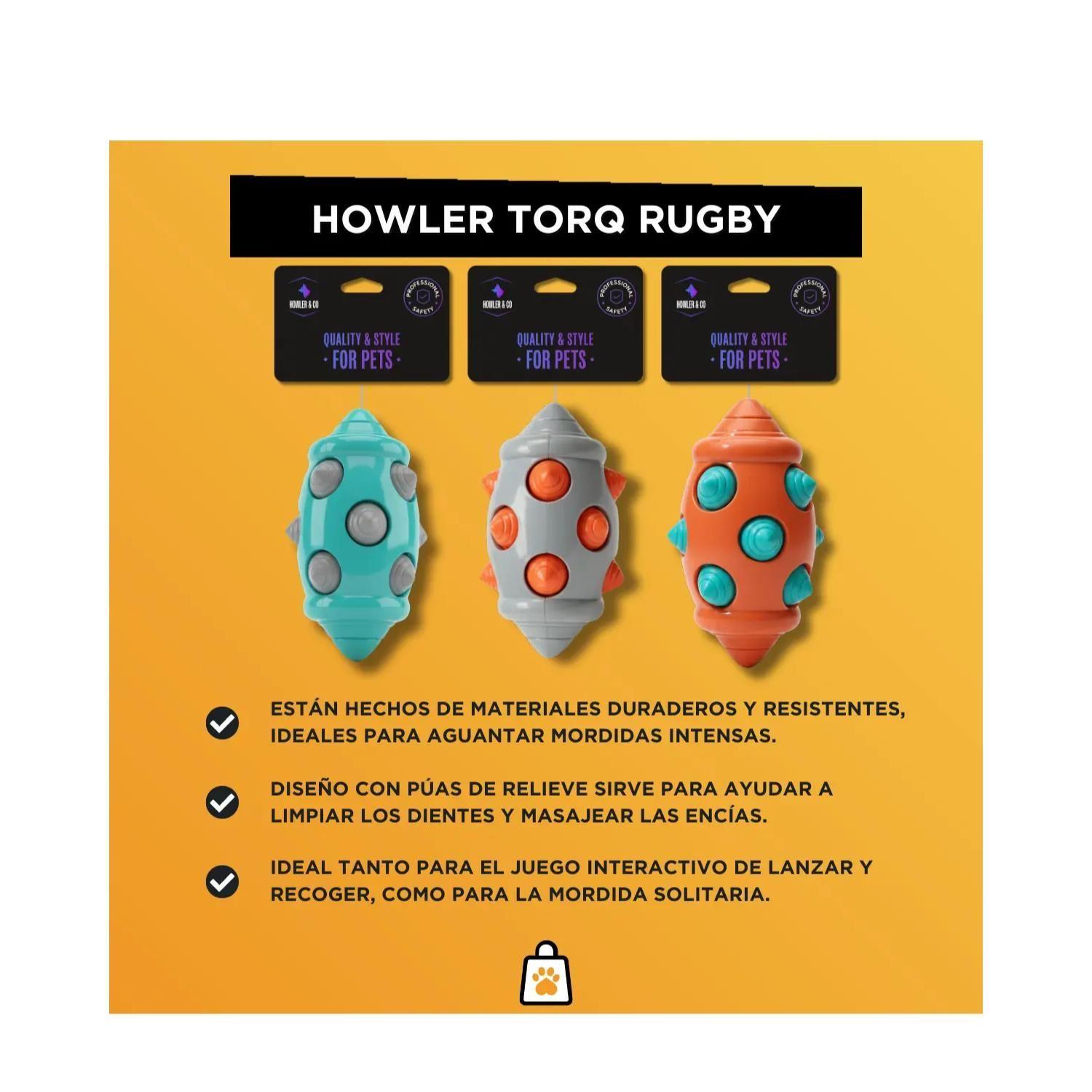 Juguete Para Morder Rugby Con Textura 16cm Para Mascotas-1