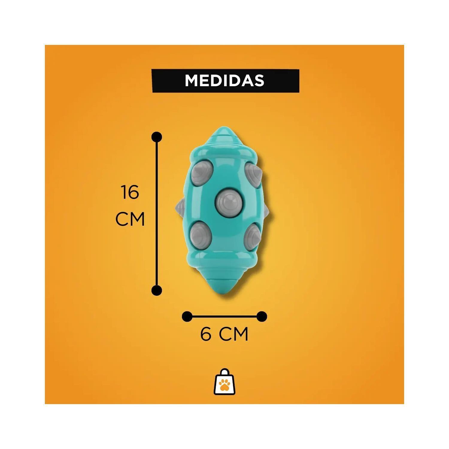 Juguete Para Morder Rugby Con Textura 16cm Para Mascotas-2