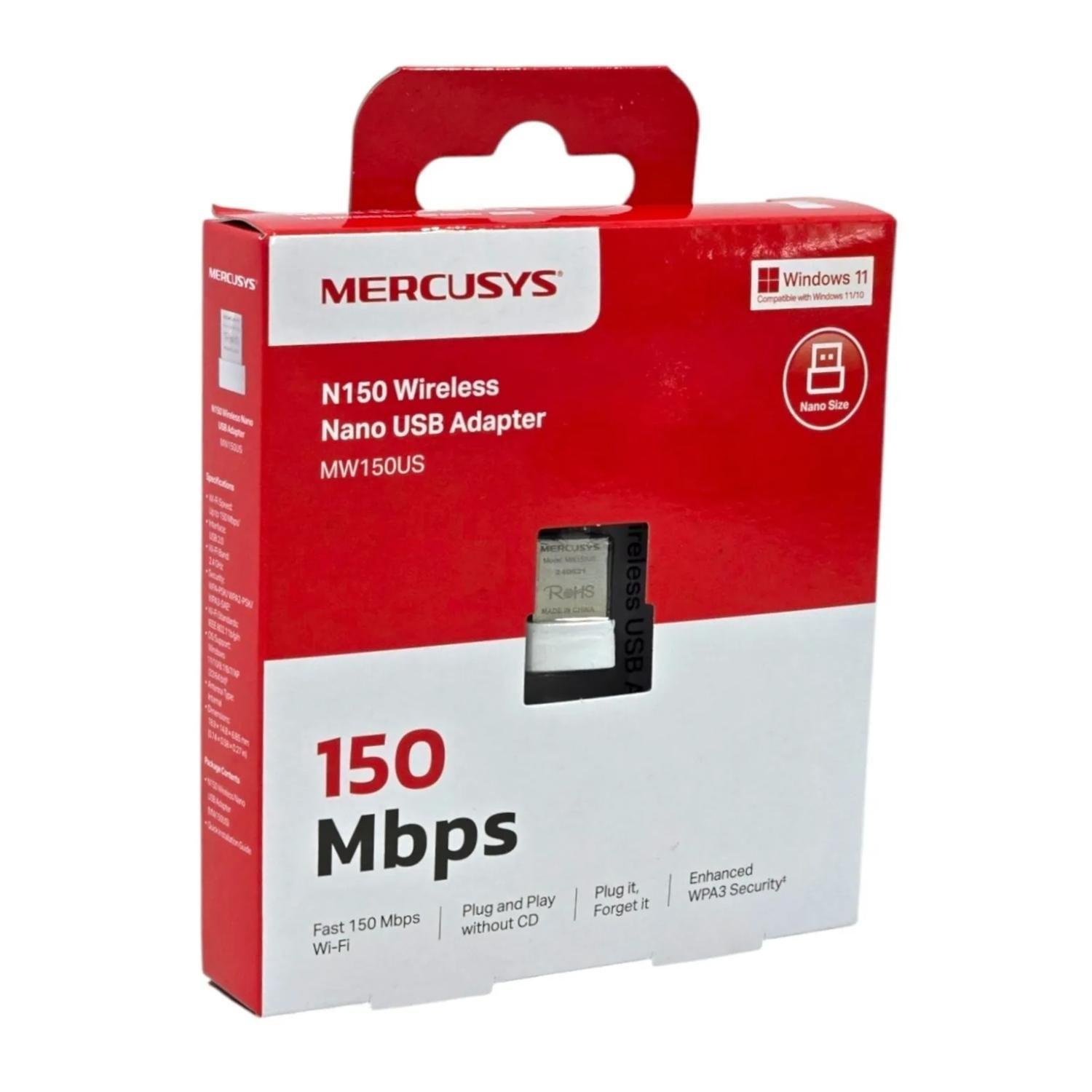 Adaptador WiFi Nano USB 150mbps Blanco N150-3