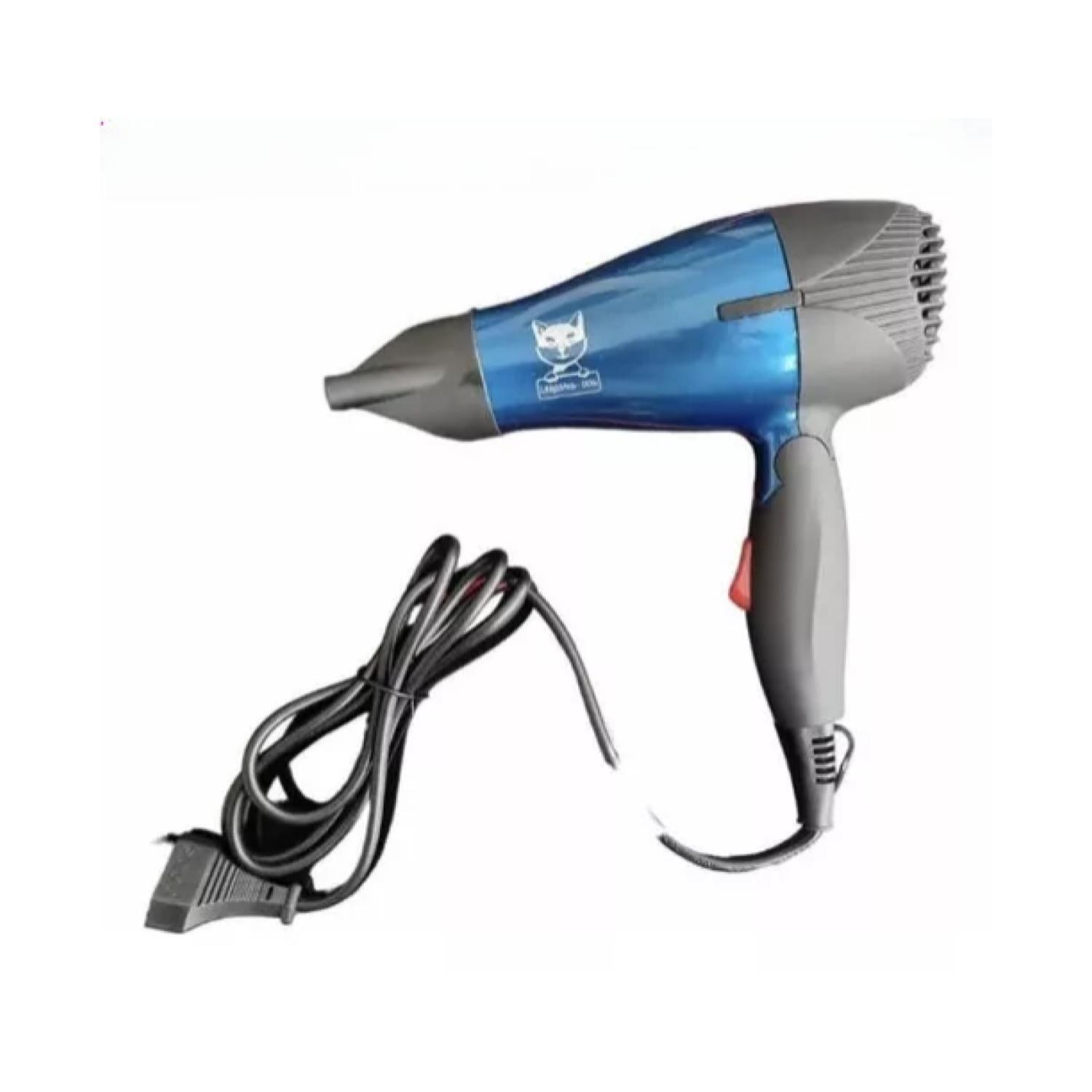 Secador De Pelo Portatil 1500W Azul Perros Gatos Mascotas-0