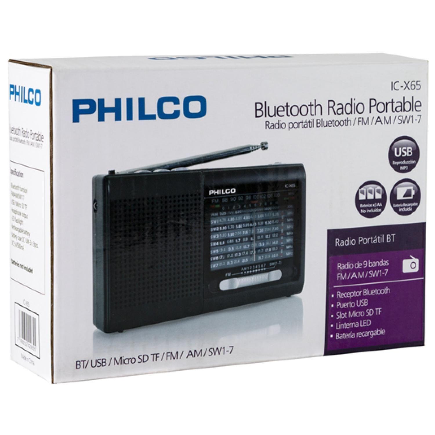 Radio Multibanda Con USB Micro Sd Recargable ICX65-3