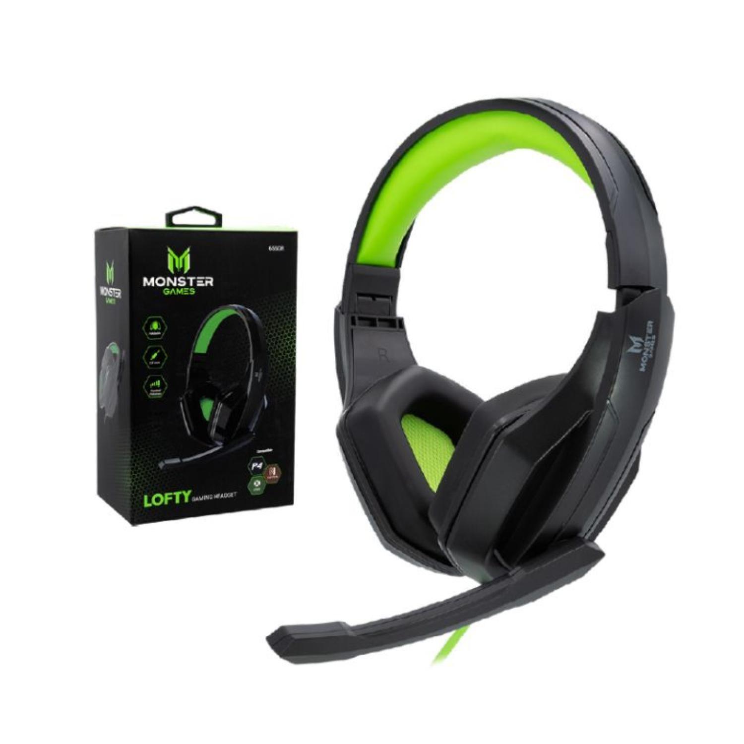 Audifono Gamer Jack 3.5 PS4 PC Xbox Lofty Monster Games-2