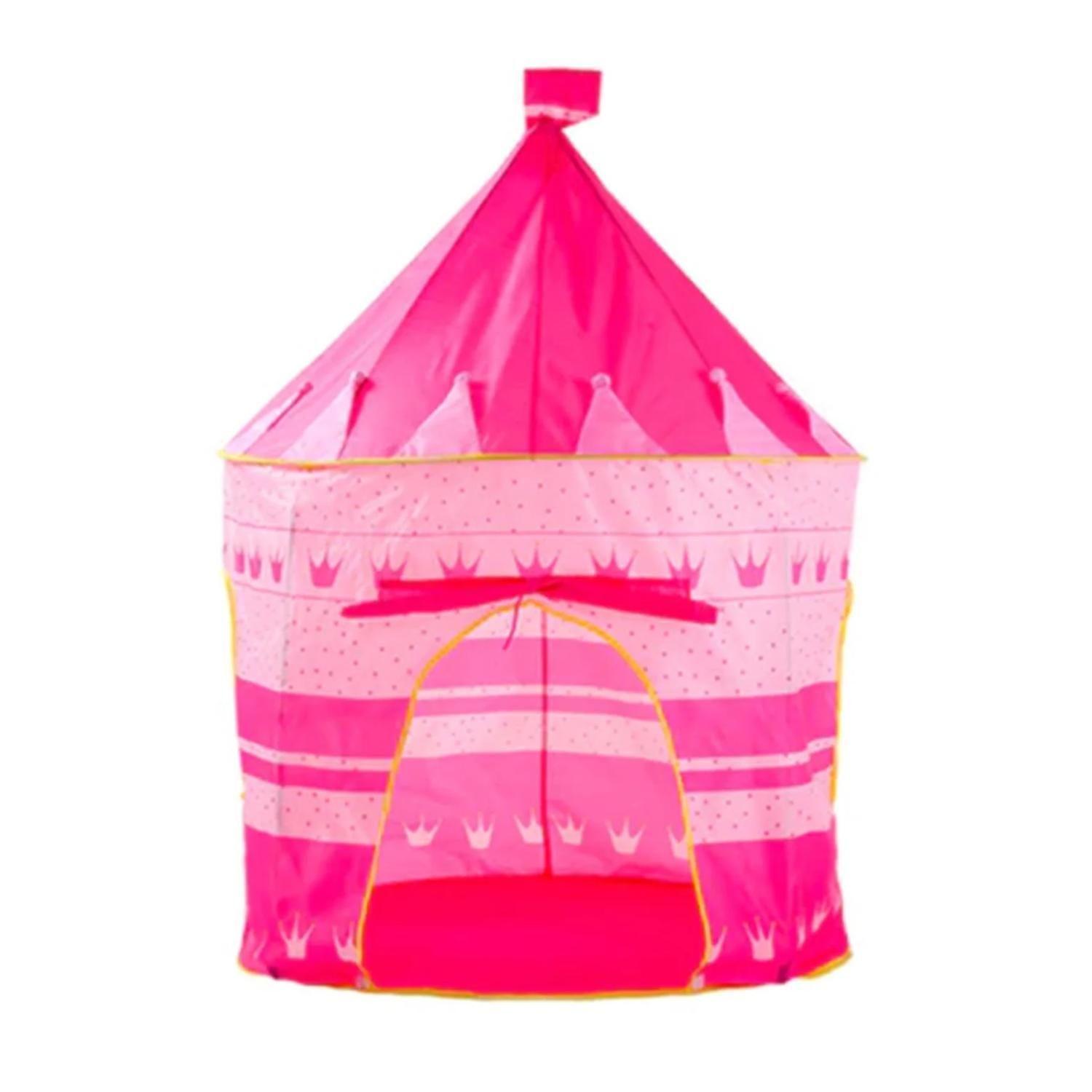 Juguete Carpa Castillo Princesas 135x105cm Rosado Infantil-0