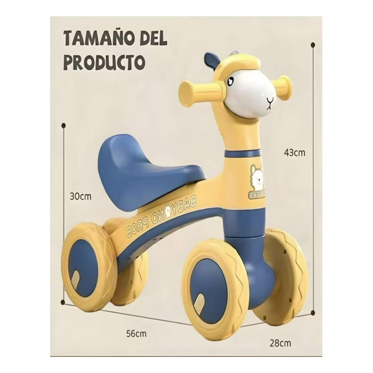 Juguete Correpasillo Bicicleta De Equilibrio Amarillo Infantil-2