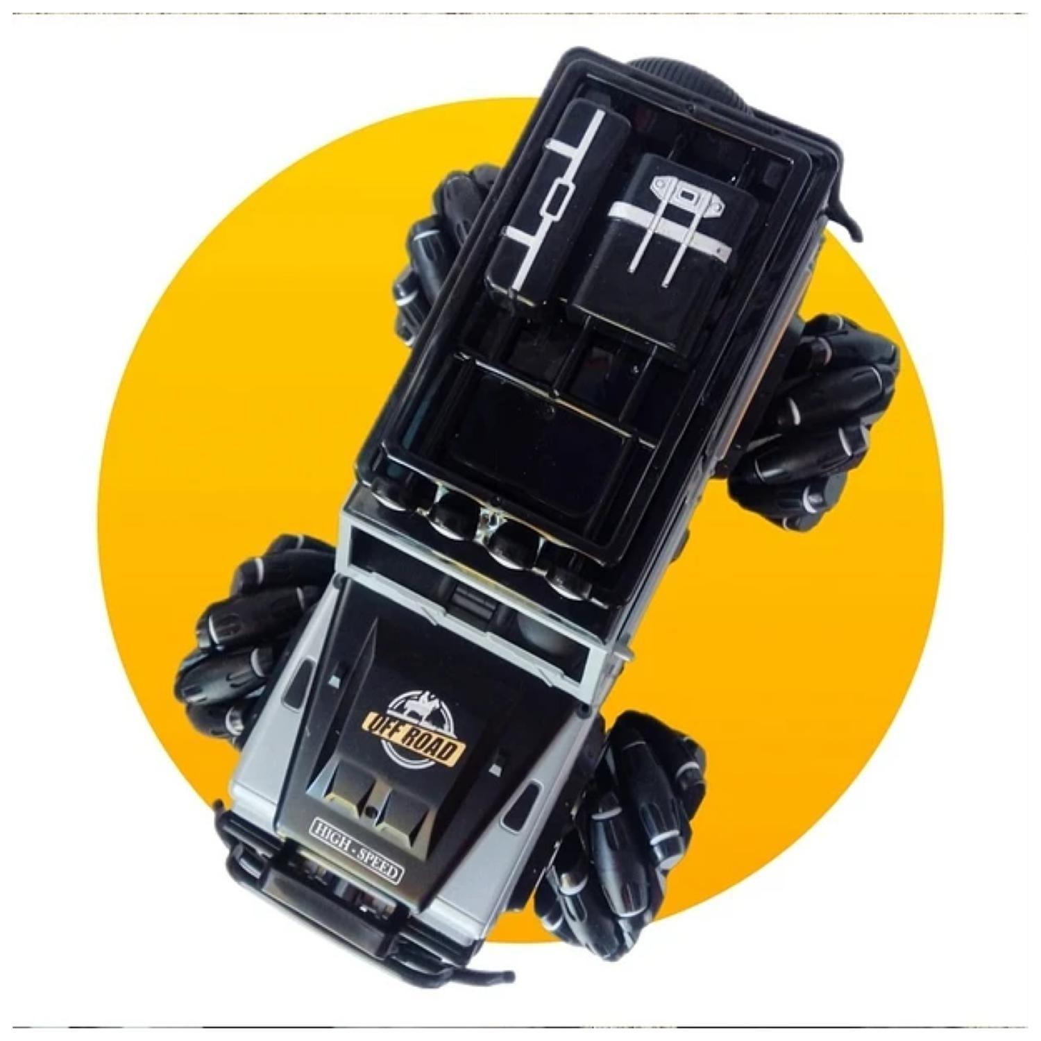 Juguete Camioneta Policia A Control Remoto 4x4 Escala 1:12-3