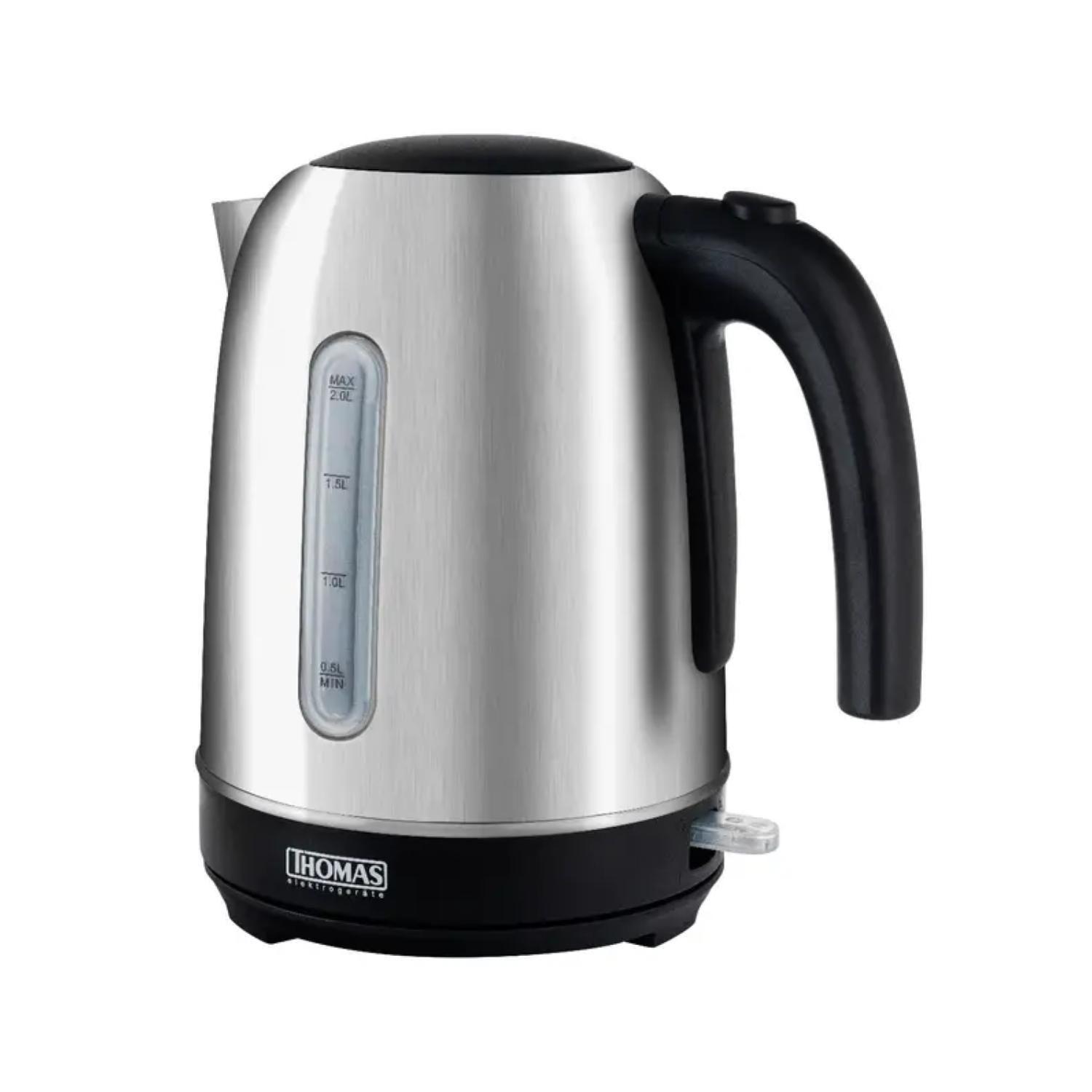 Hervidor Electrico 2L 2200W Acero Inoxidable TH-5407i Thomas-0