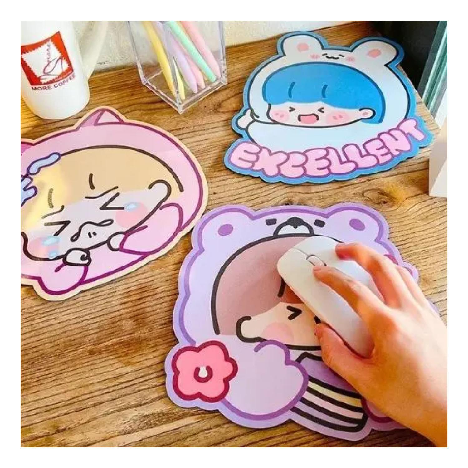 MousePad 19x23cm Antideslizante Diseño Chanchito-2