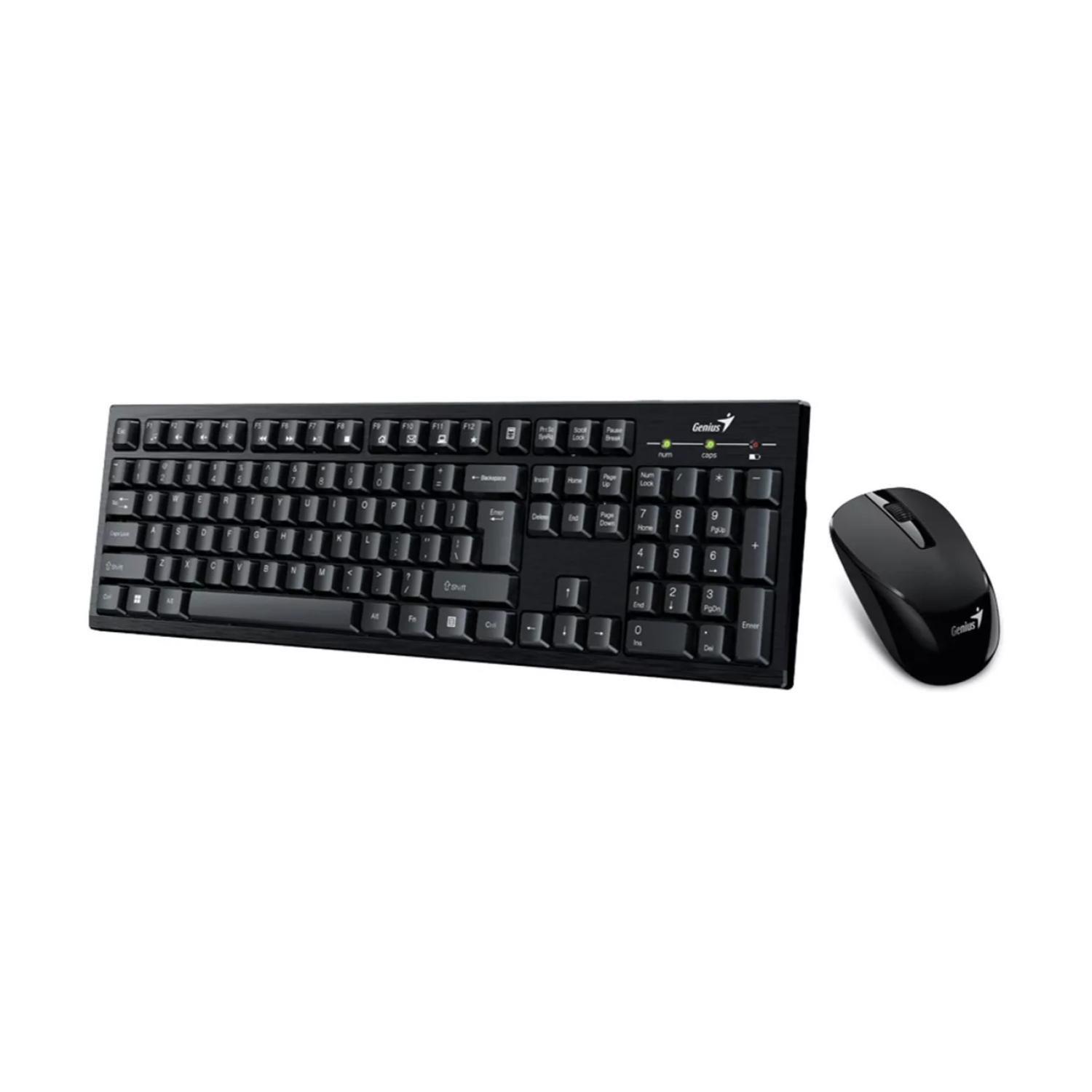 Kit Teclado Y Mouse Inalambrico USB Negro KM-8101-2