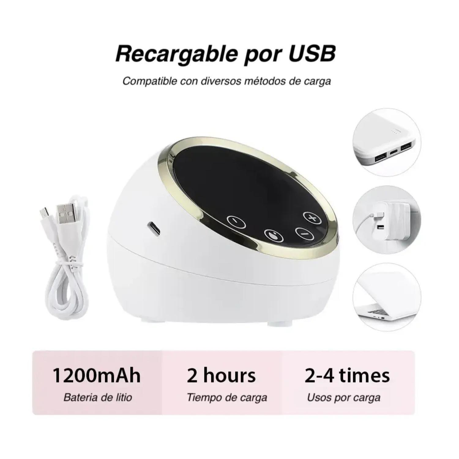 Extractor De Leche Doble Succion Electrico USB Blanco Infantil-2