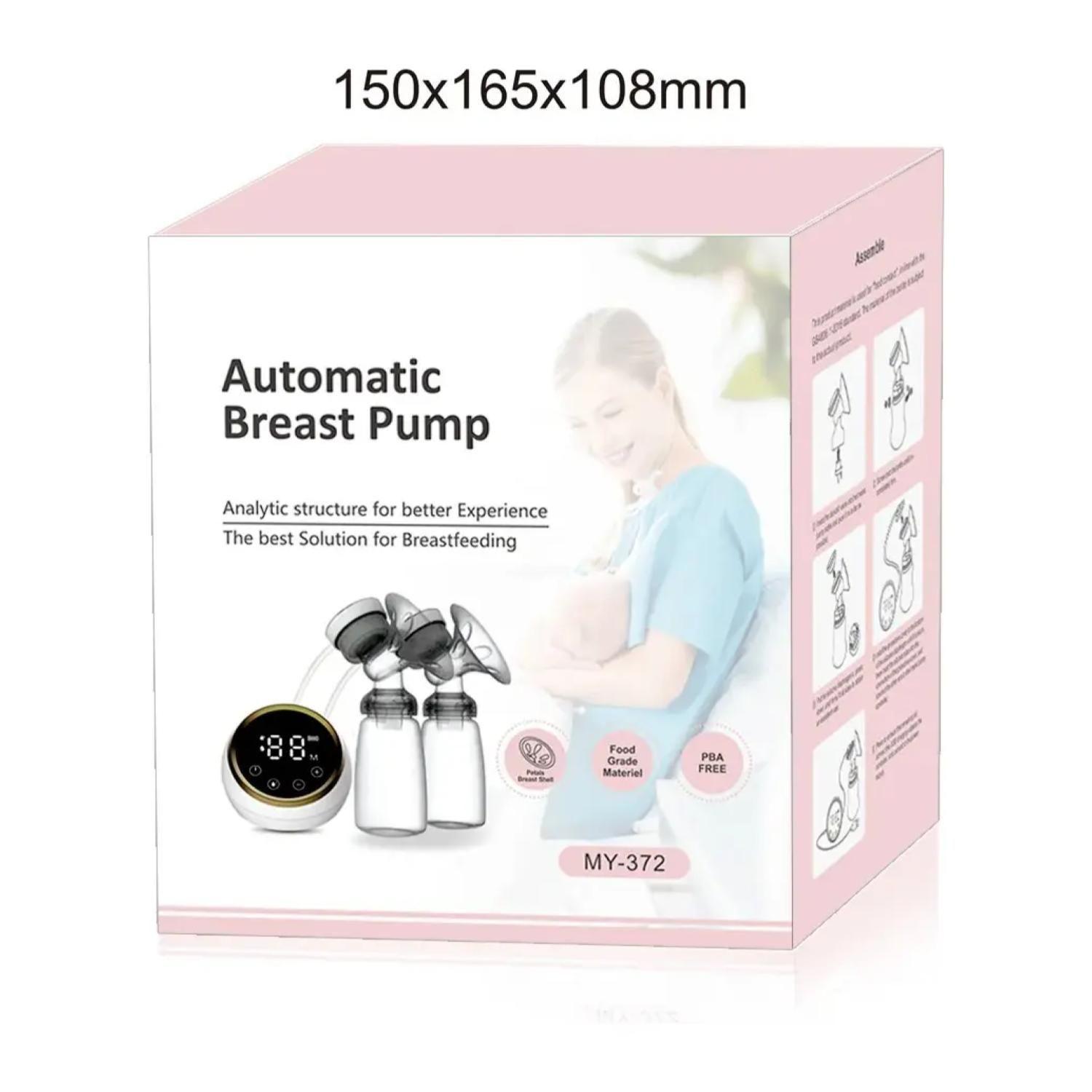 Extractor De Leche Doble Succion Electrico USB Blanco Infantil-3