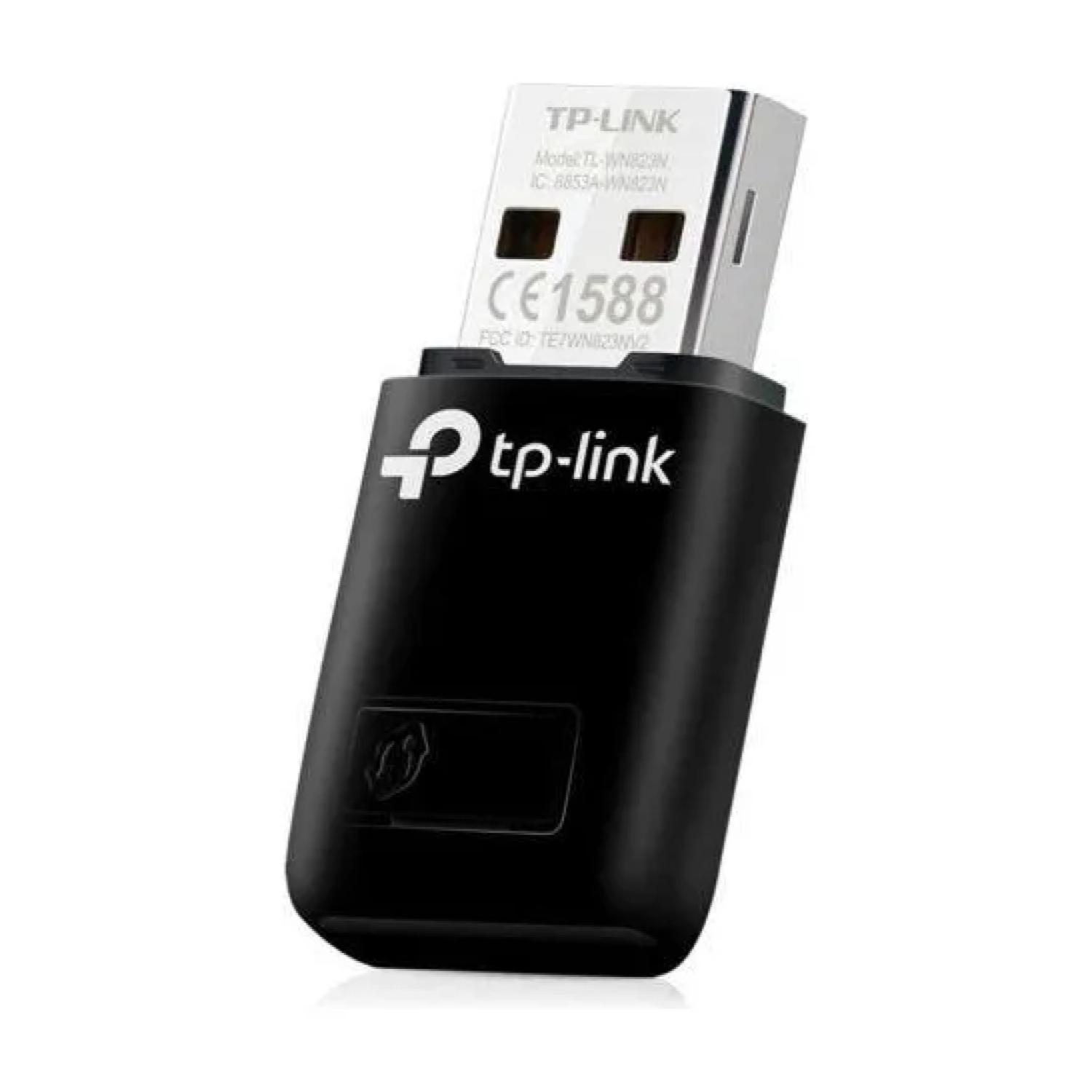 Adaptador WiFi USB 300Mbps Negro Tl-wn823n-0